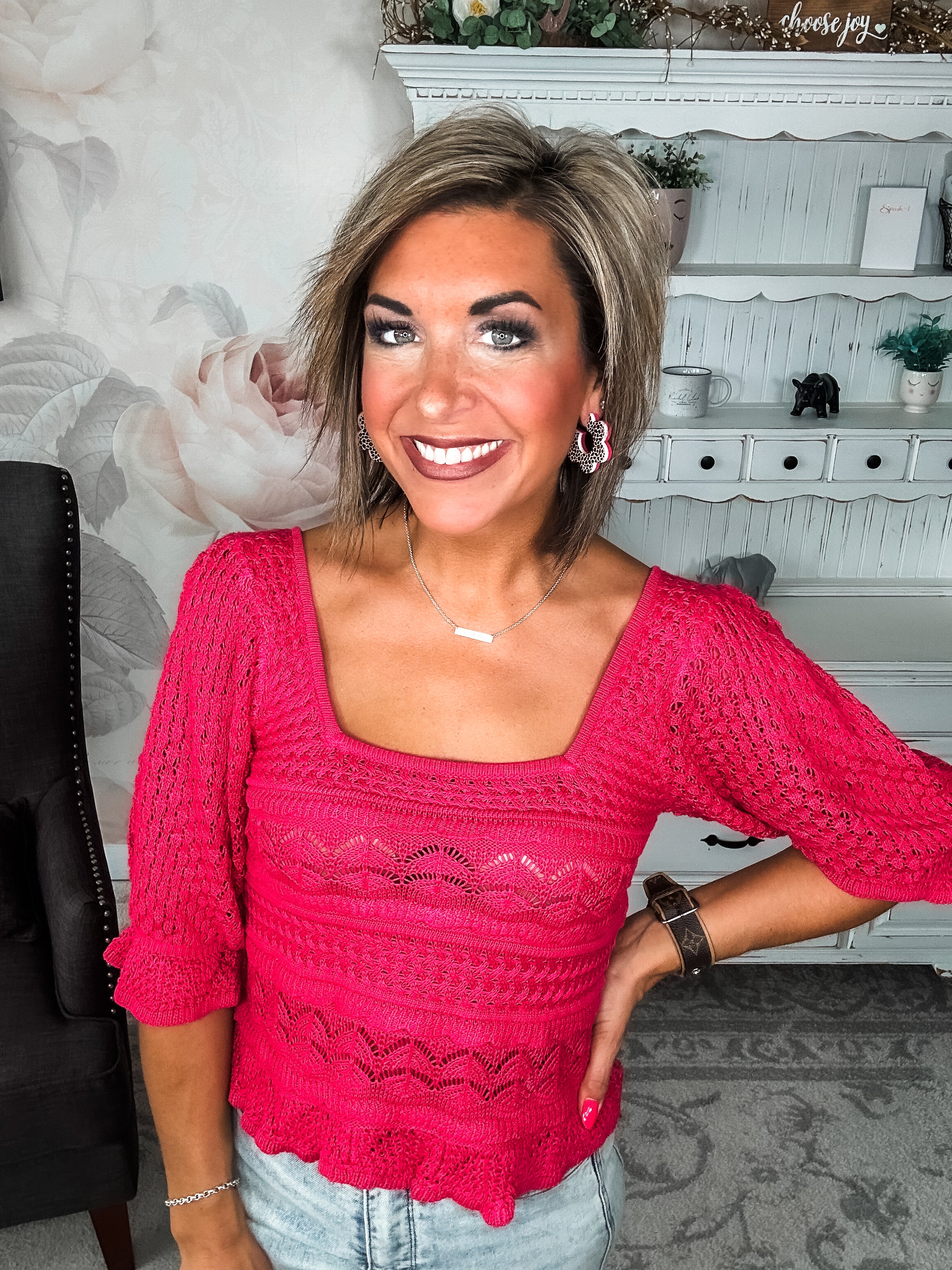 Feel You Fallin' Crochet Top
