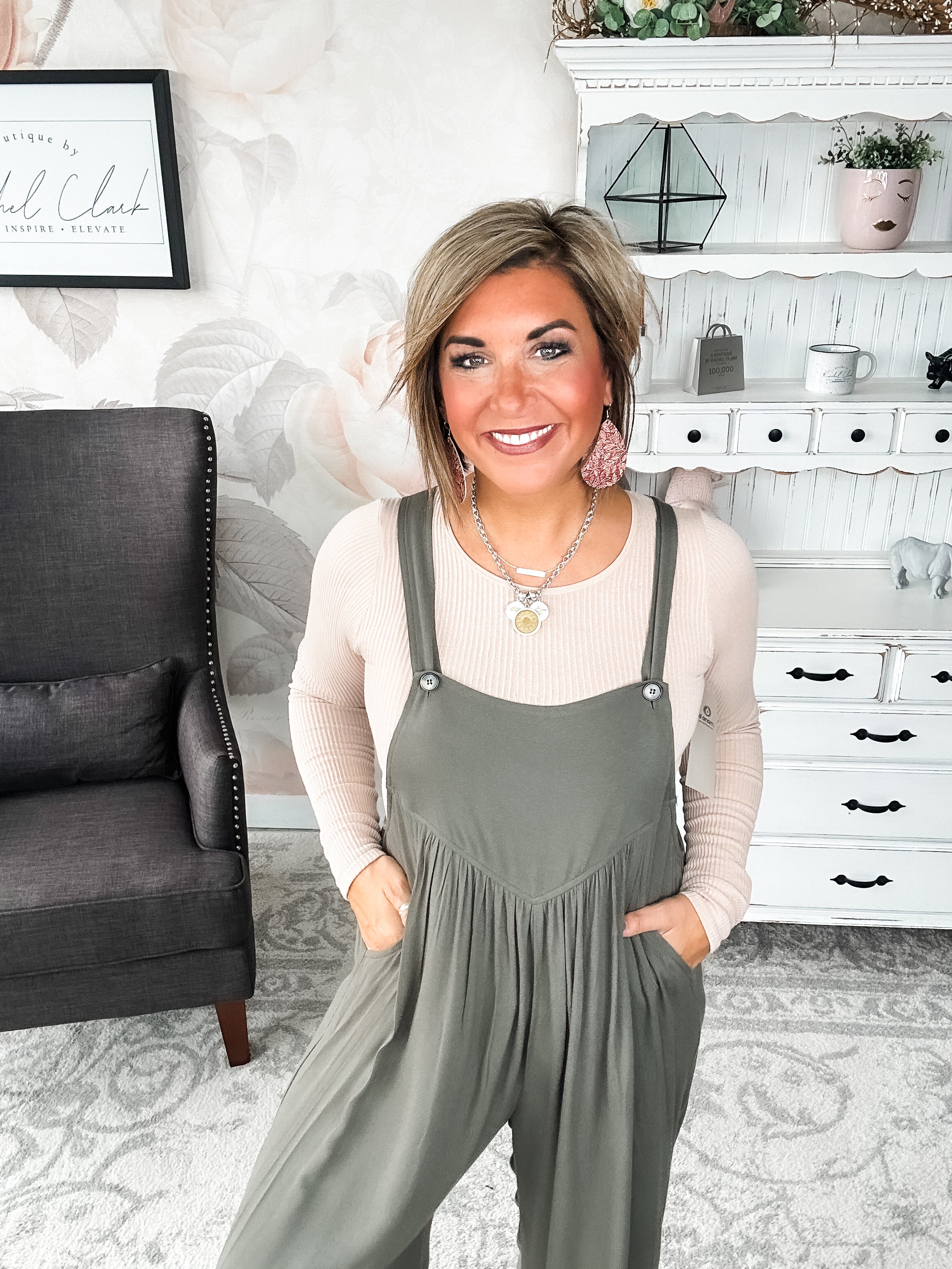 Now or Never Jumpsuit - Olive