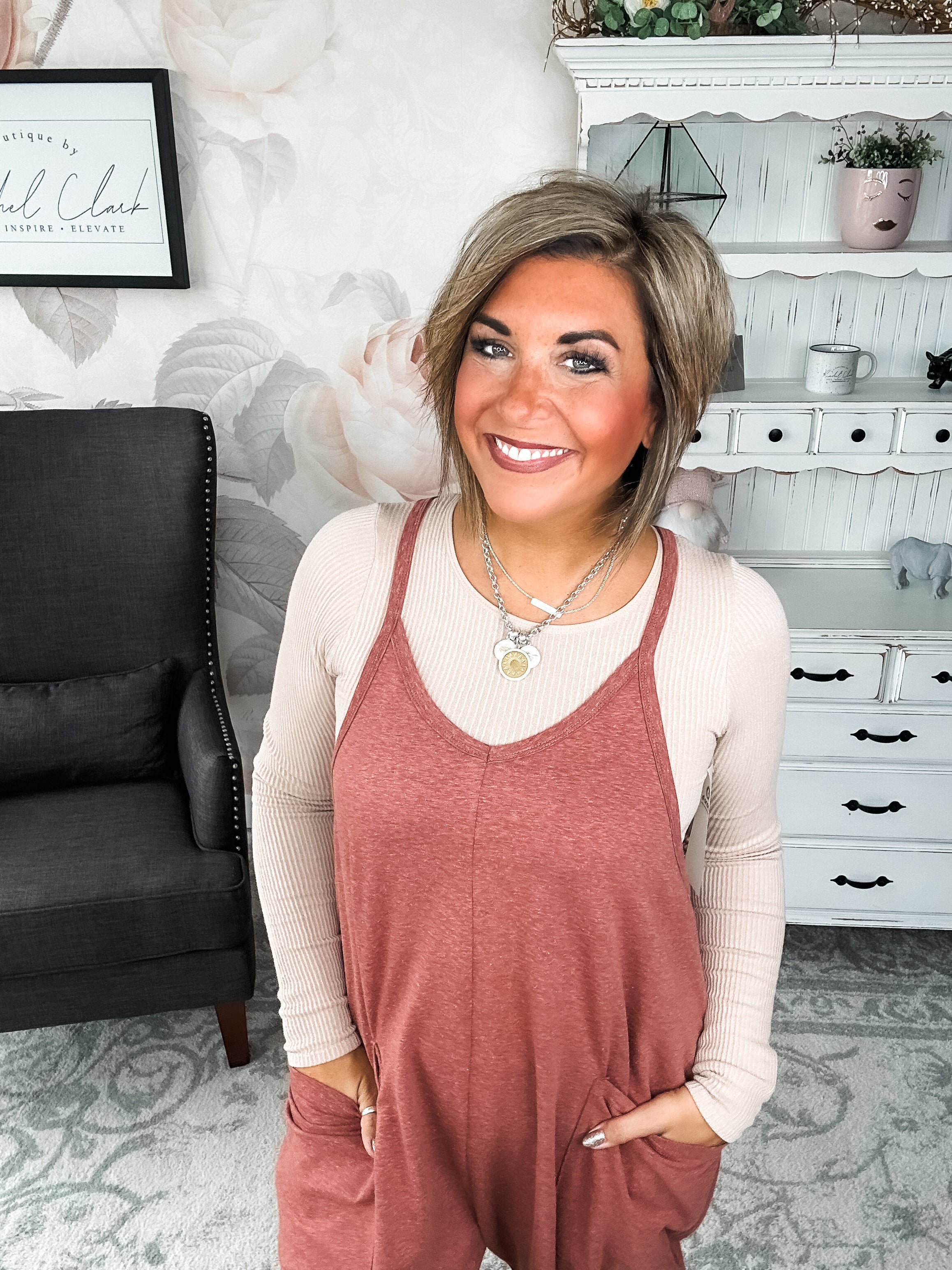 Not Afraid To Stay Jumpsuit