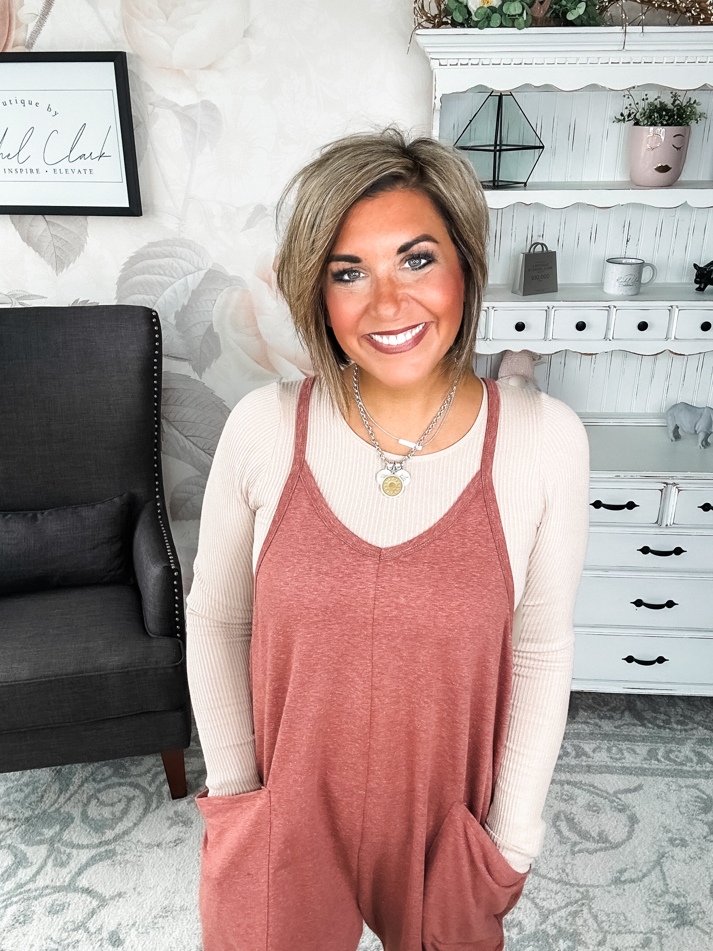 Not Afraid To Stay Jumpsuit