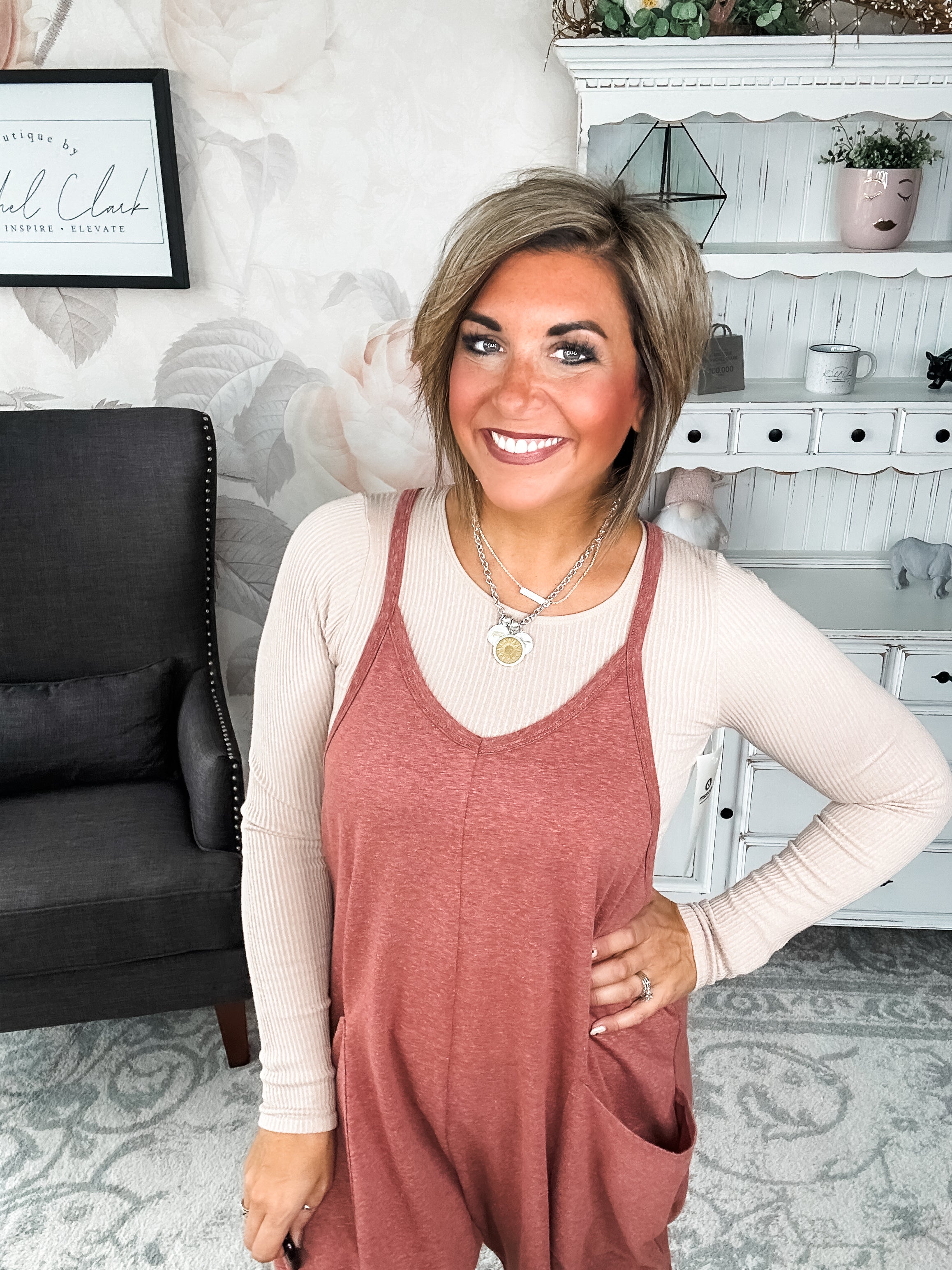 Not Afraid To Stay Jumpsuit