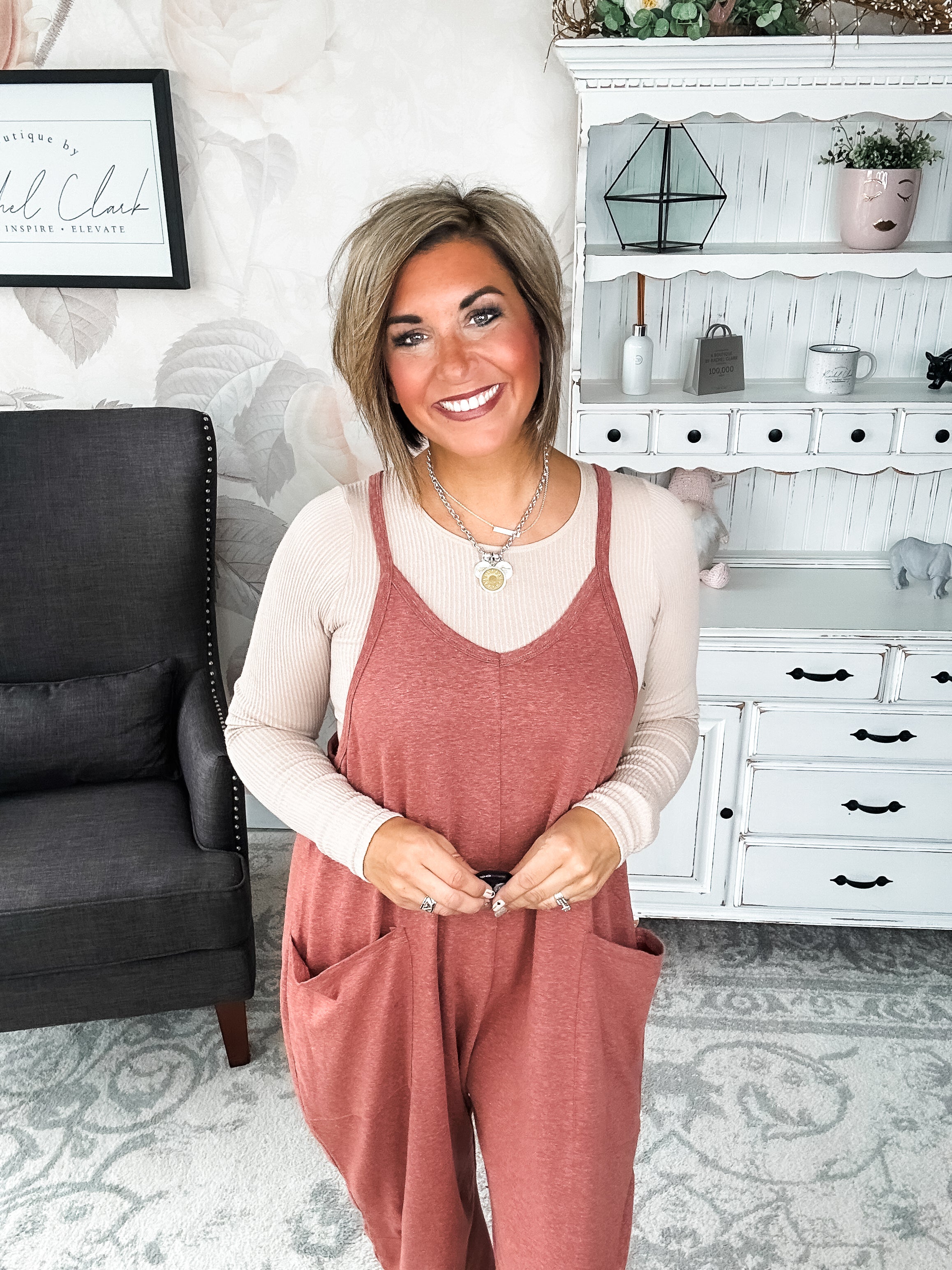 Not Afraid To Stay Jumpsuit