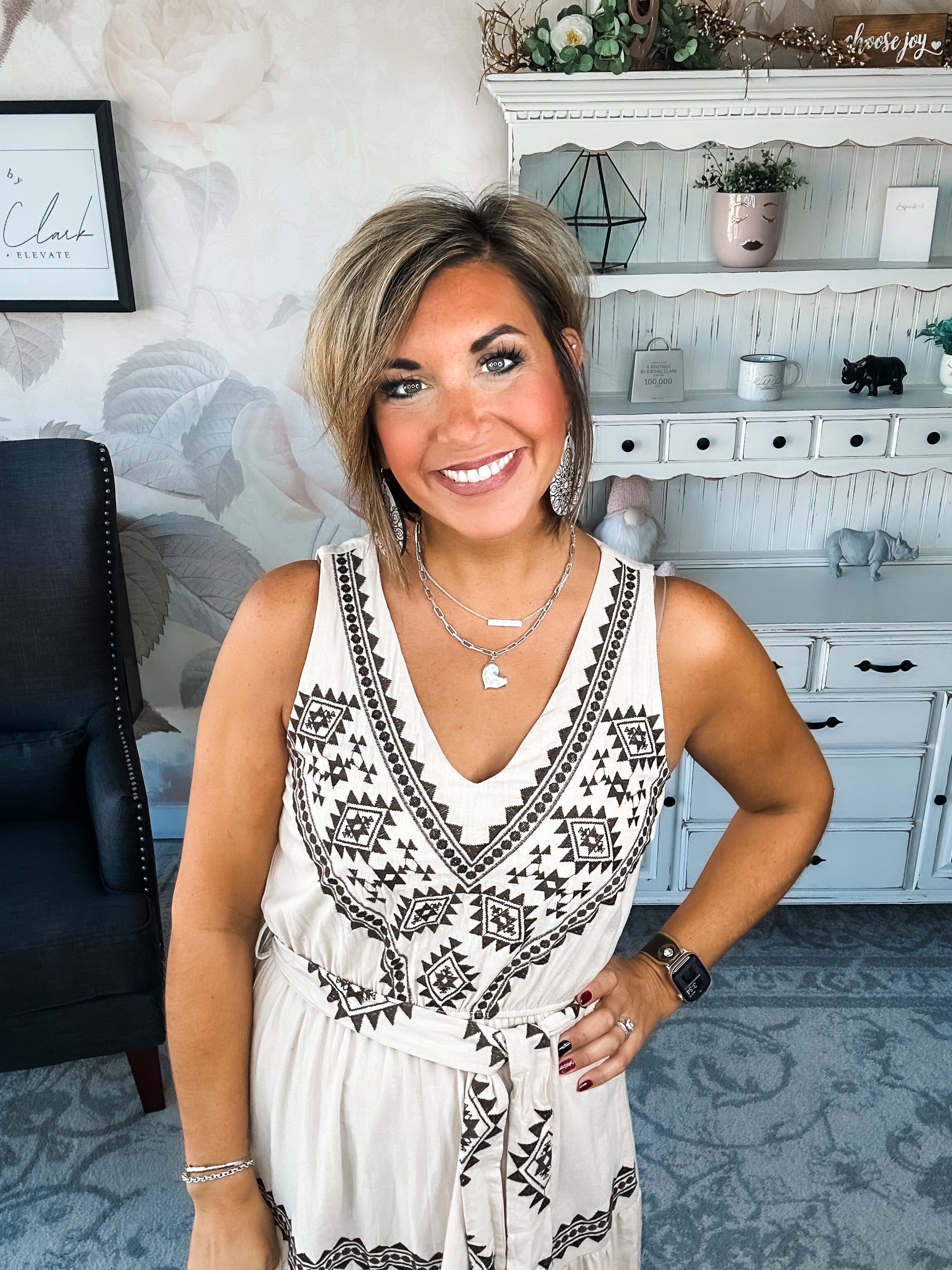 The Right Time Embroidered Dress