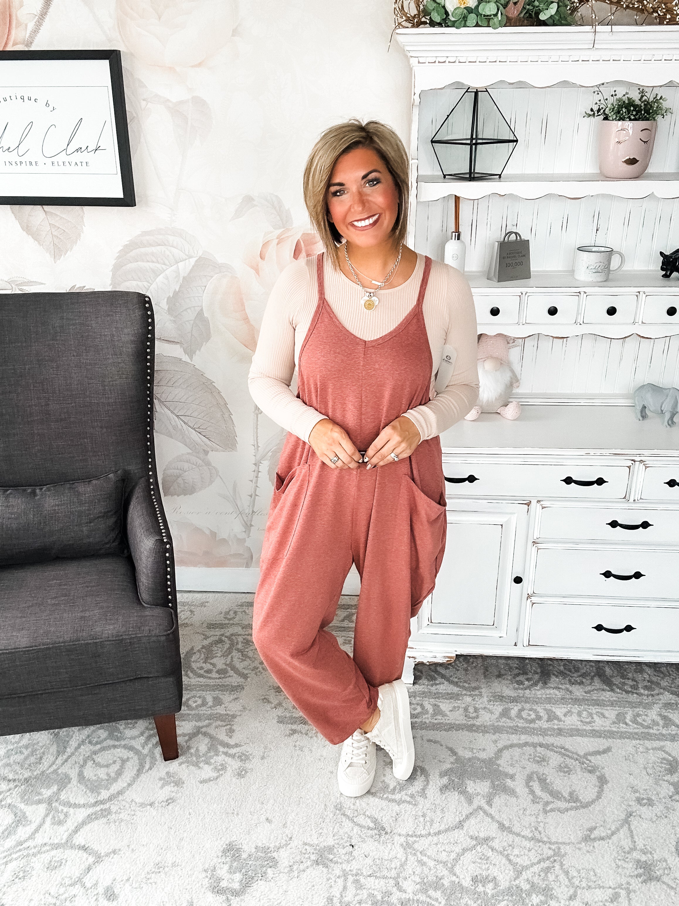 Not Afraid To Stay Jumpsuit