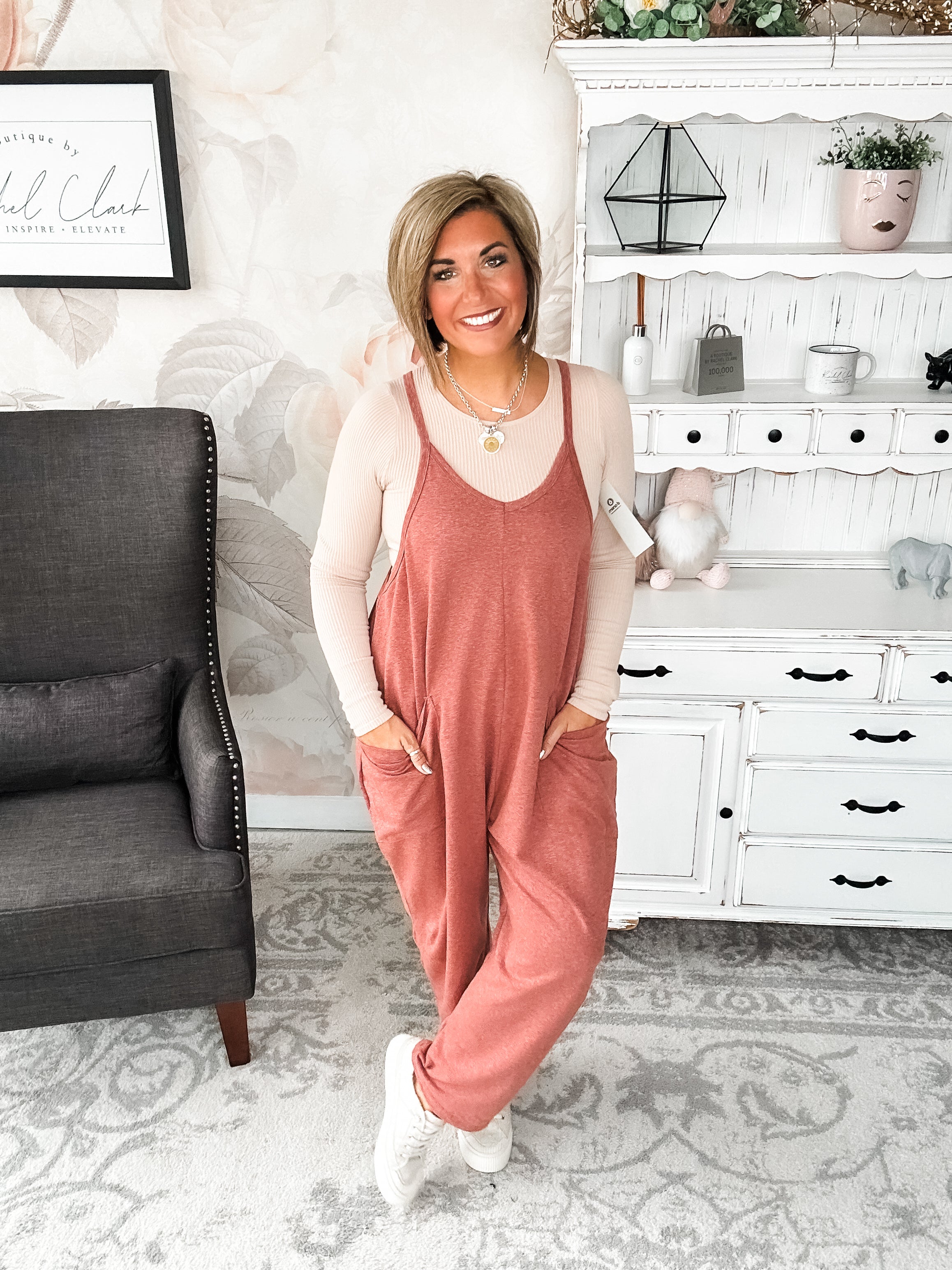 Not Afraid To Stay Jumpsuit