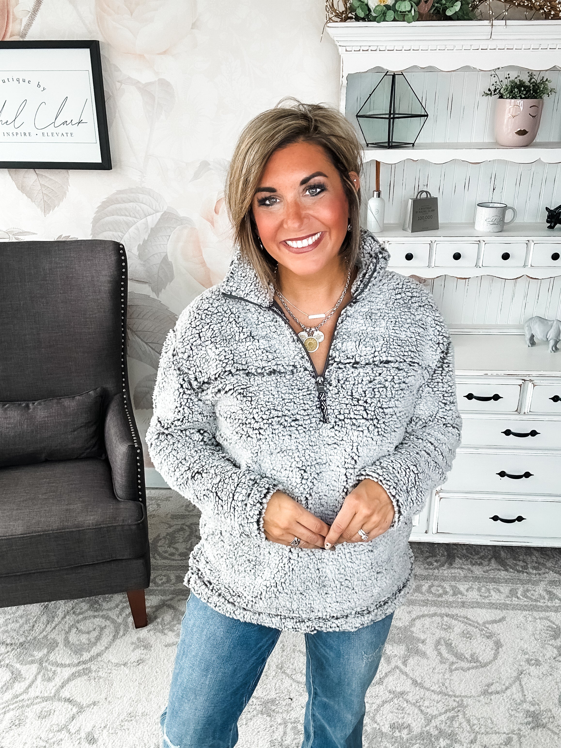 Into The Arctic Sherpa Pullover