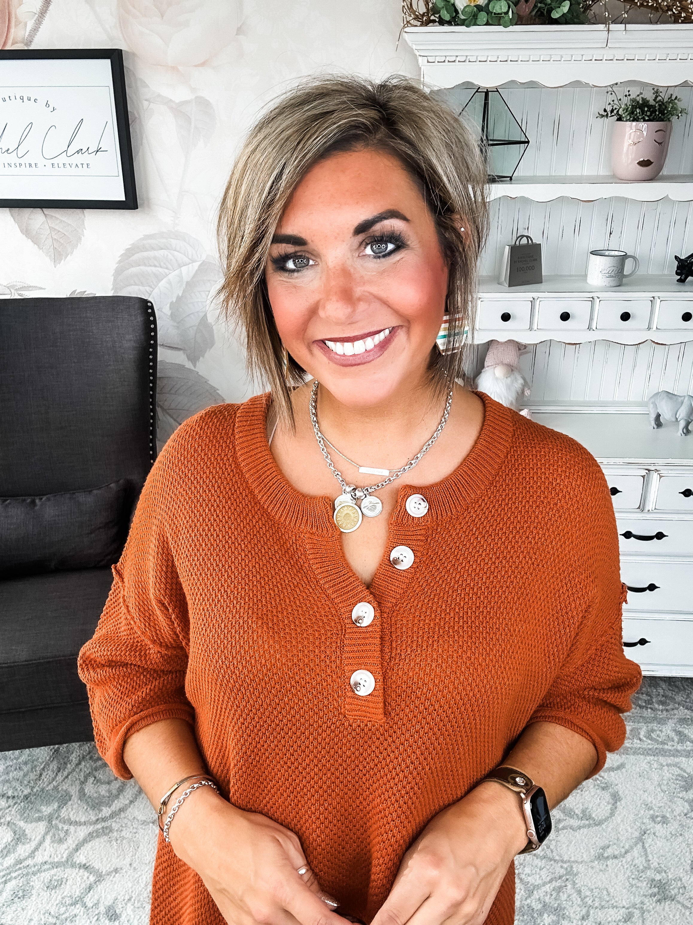 At Last Sweater - Rust