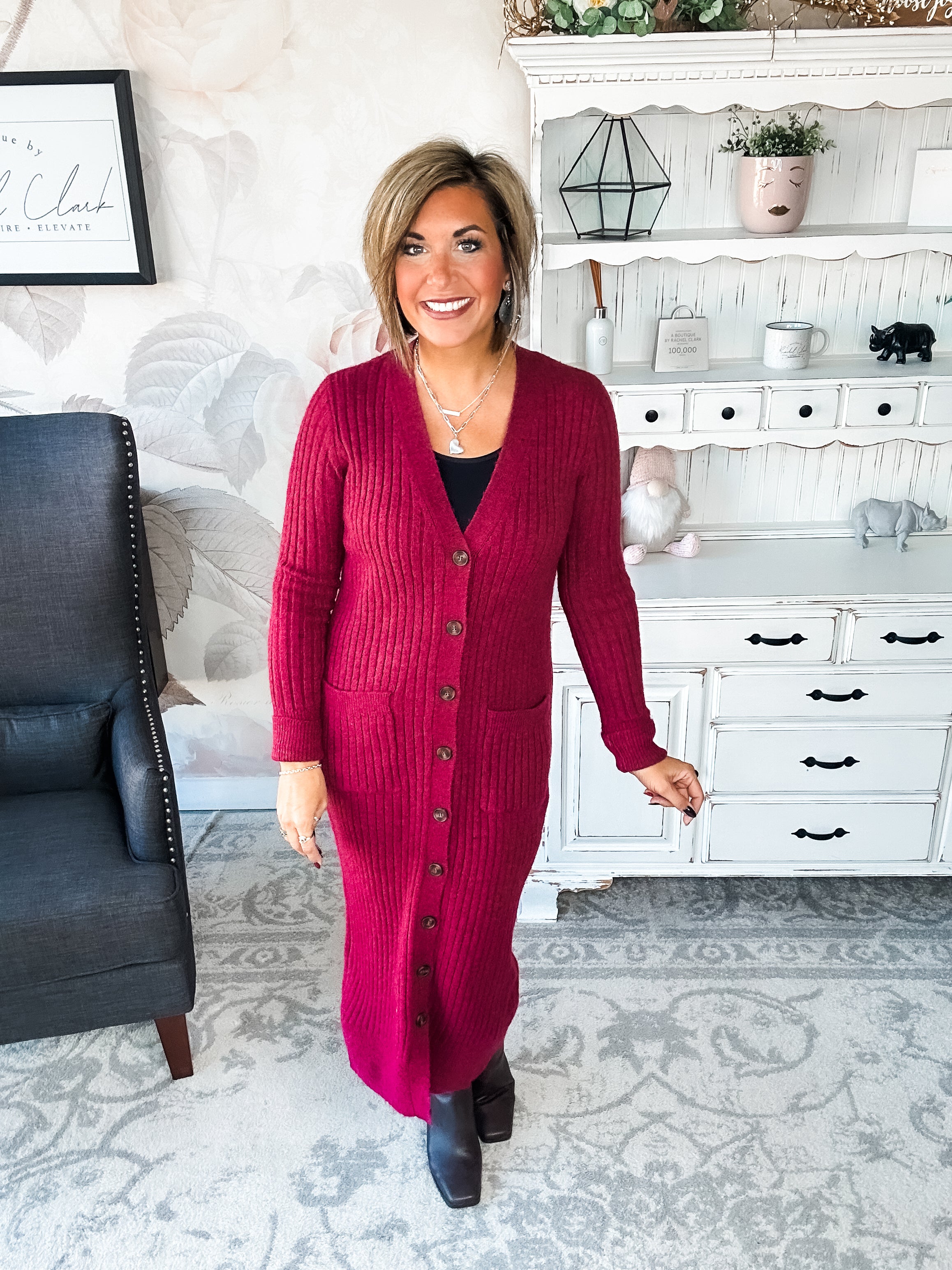 Burning Fire Cardigan