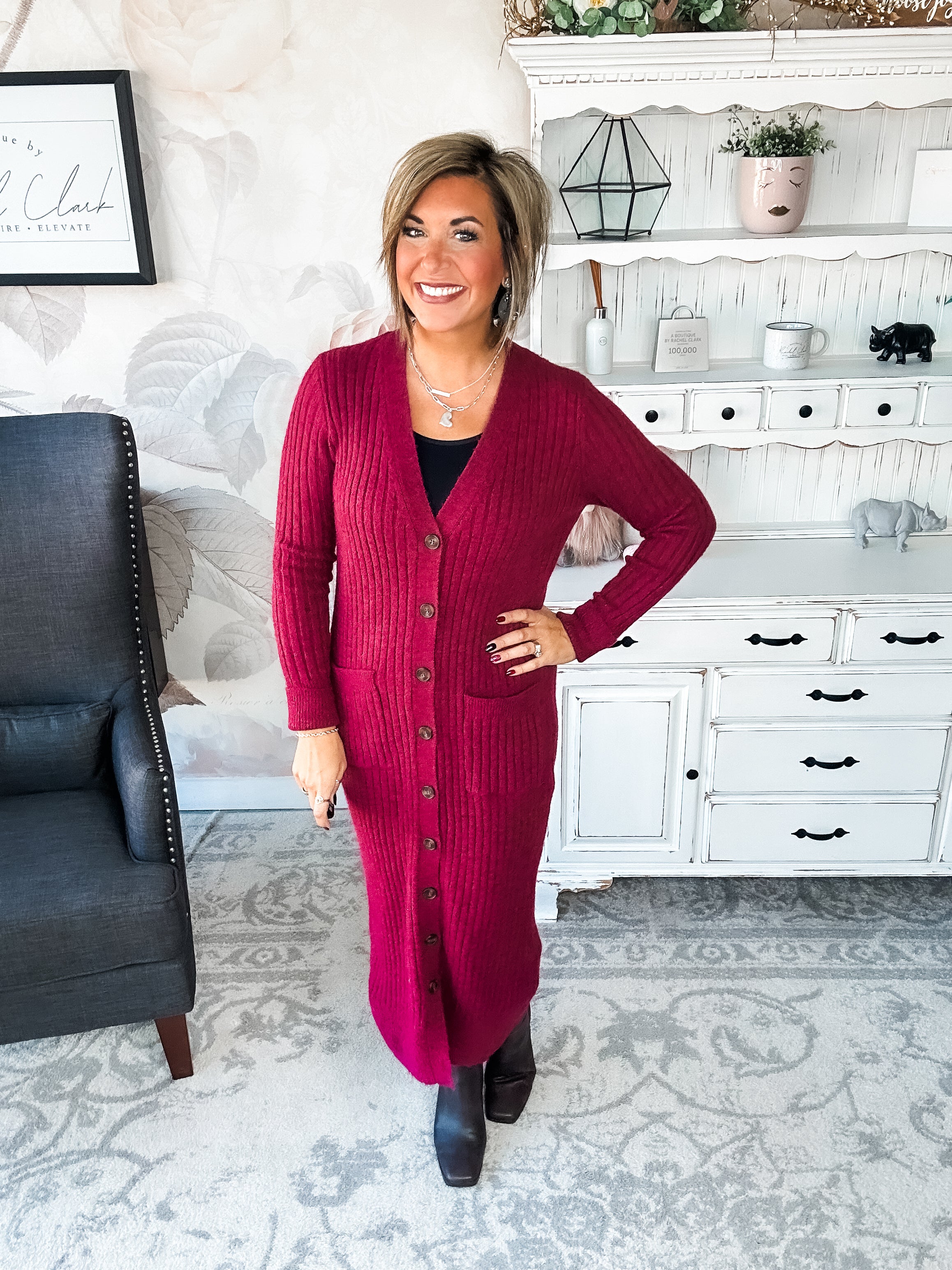 Burning Fire Cardigan