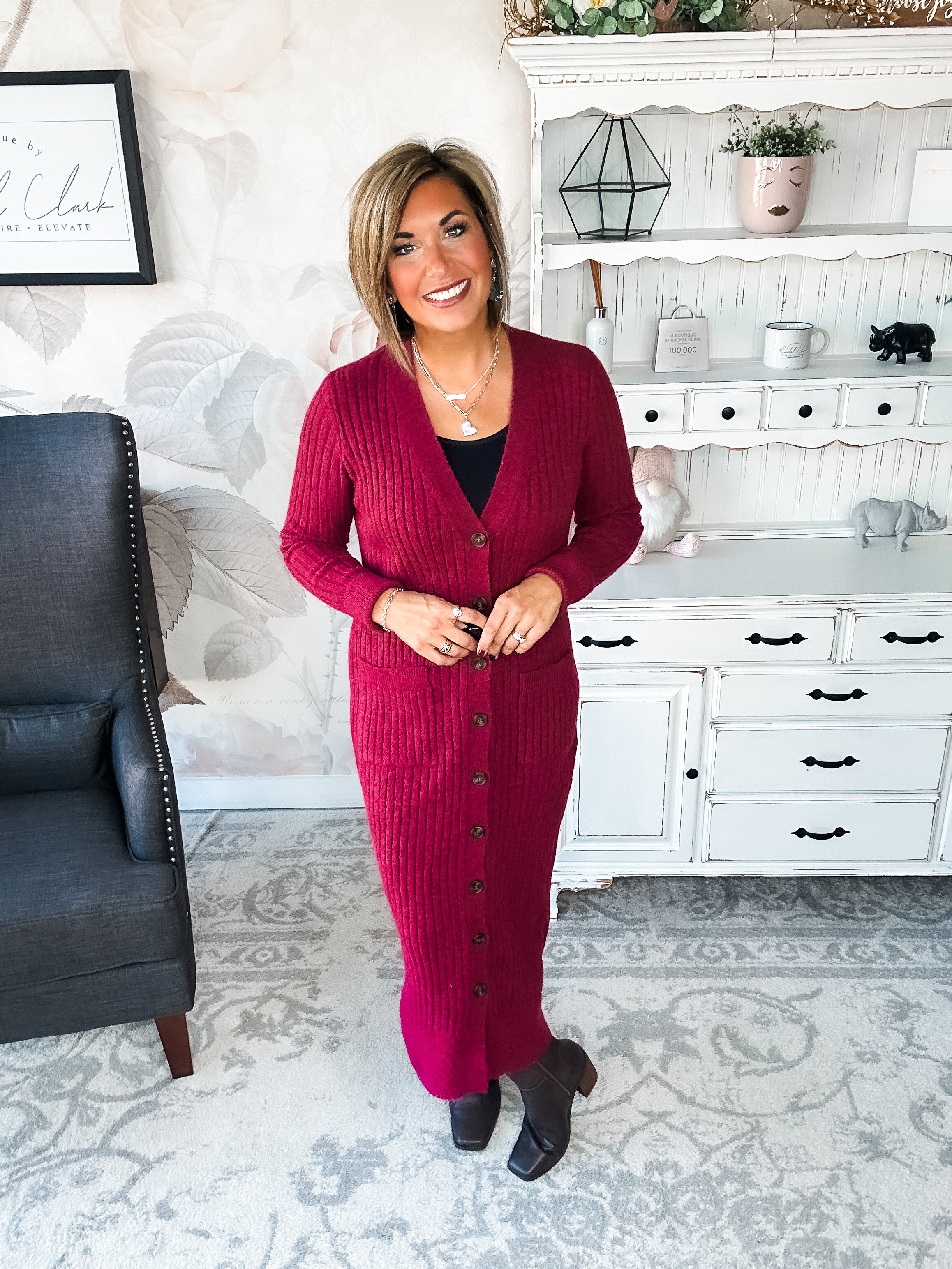 Burning Fire Cardigan