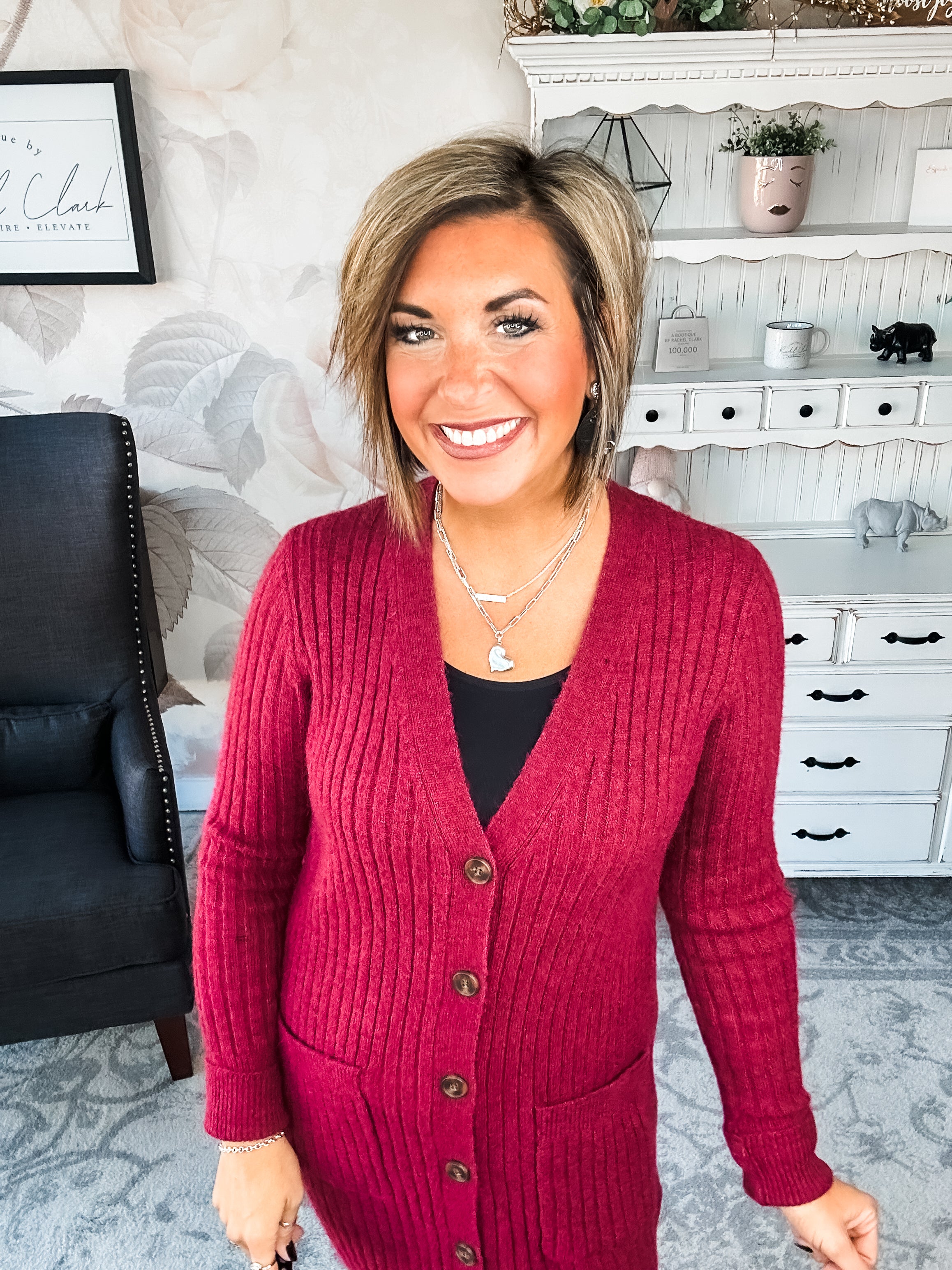 Burning Fire Cardigan