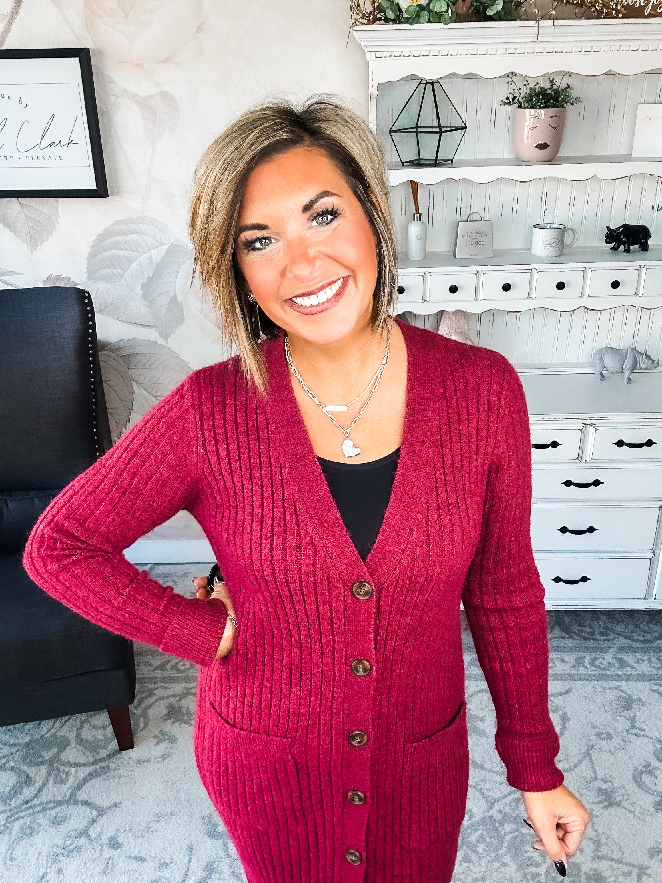 Burning Fire Cardigan