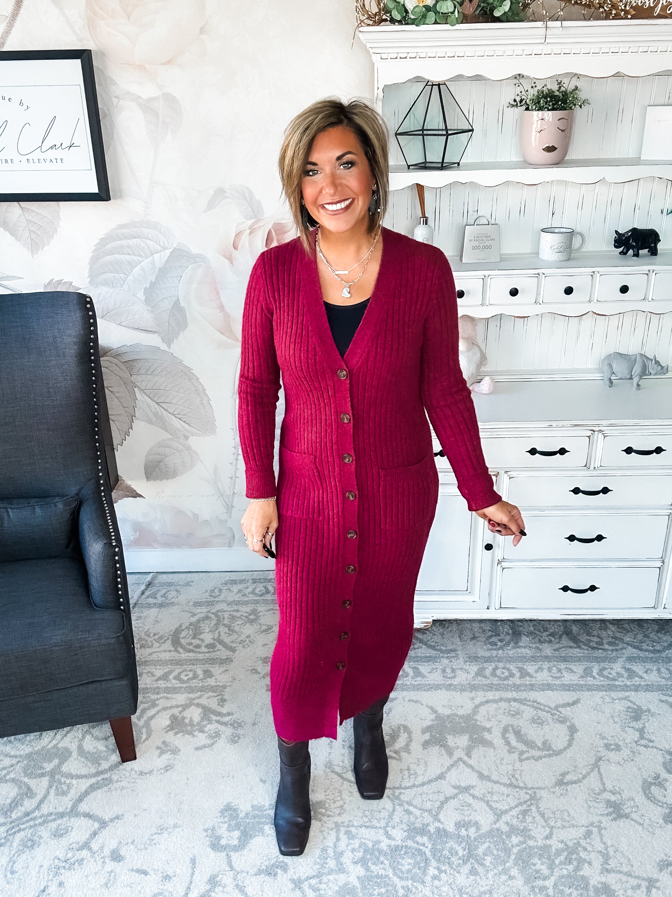 Burning Fire Cardigan