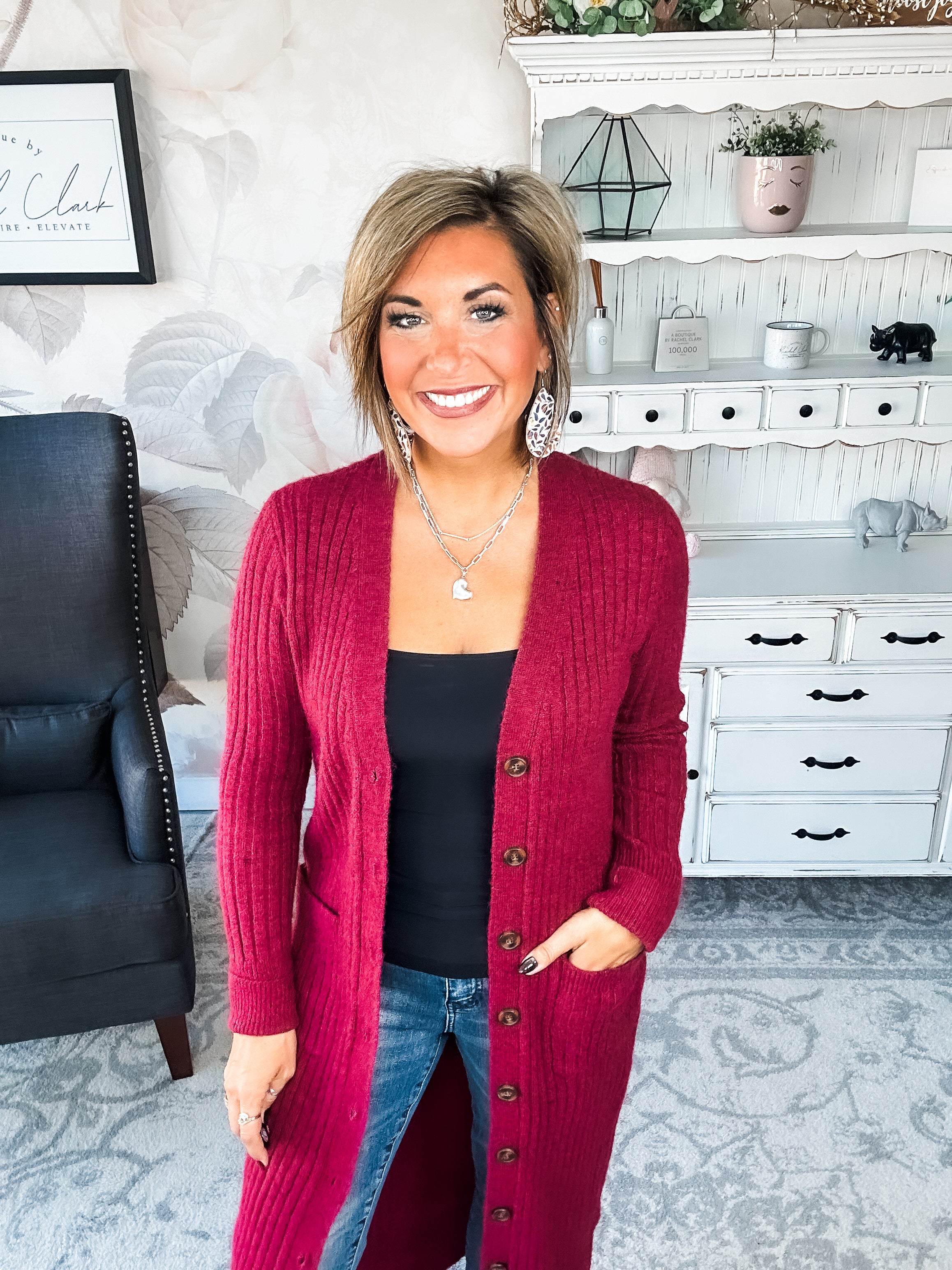 Burning Fire Cardigan