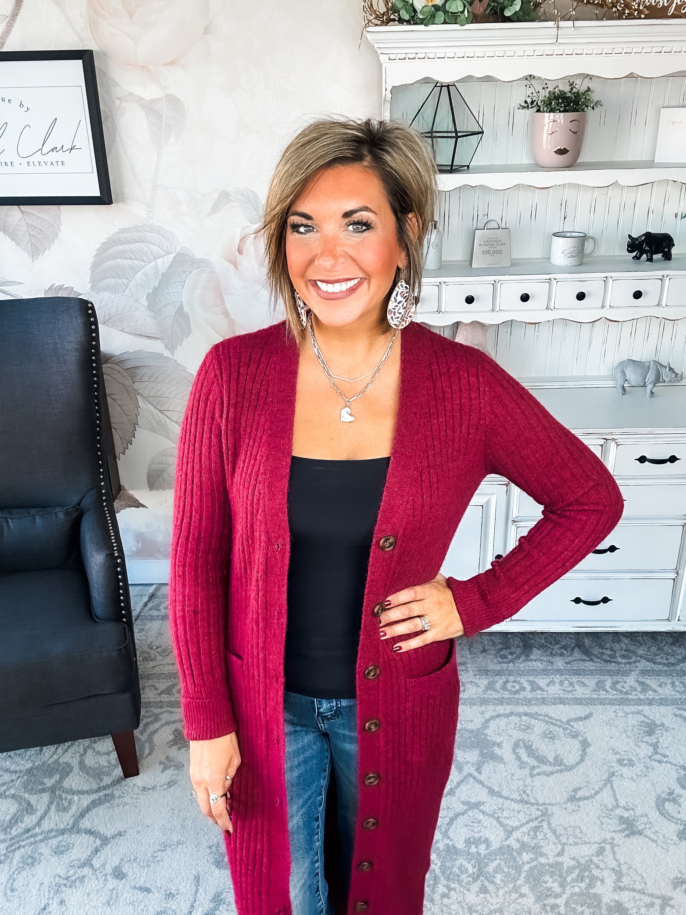 Burning Fire Cardigan