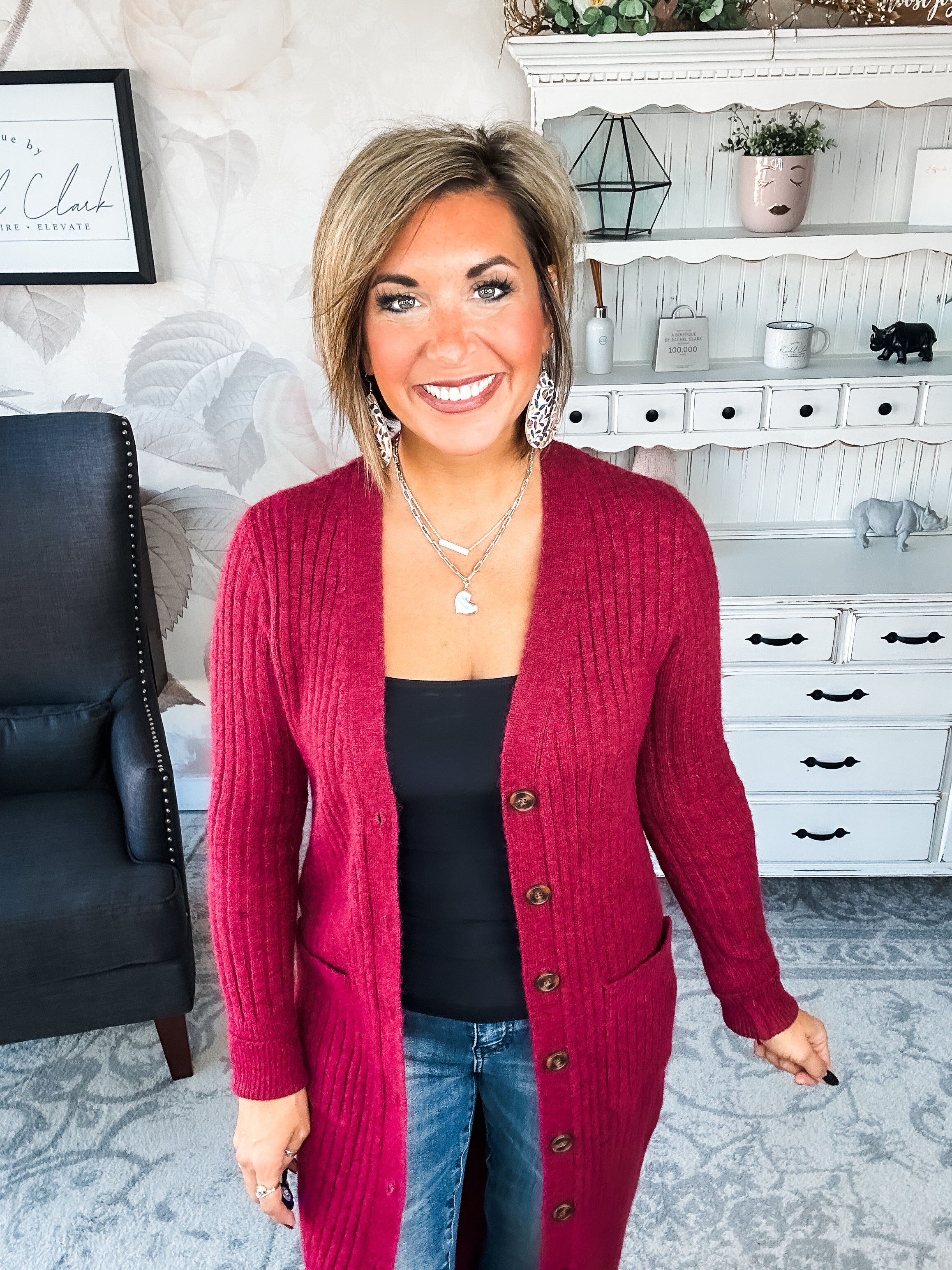 Burning Fire Cardigan