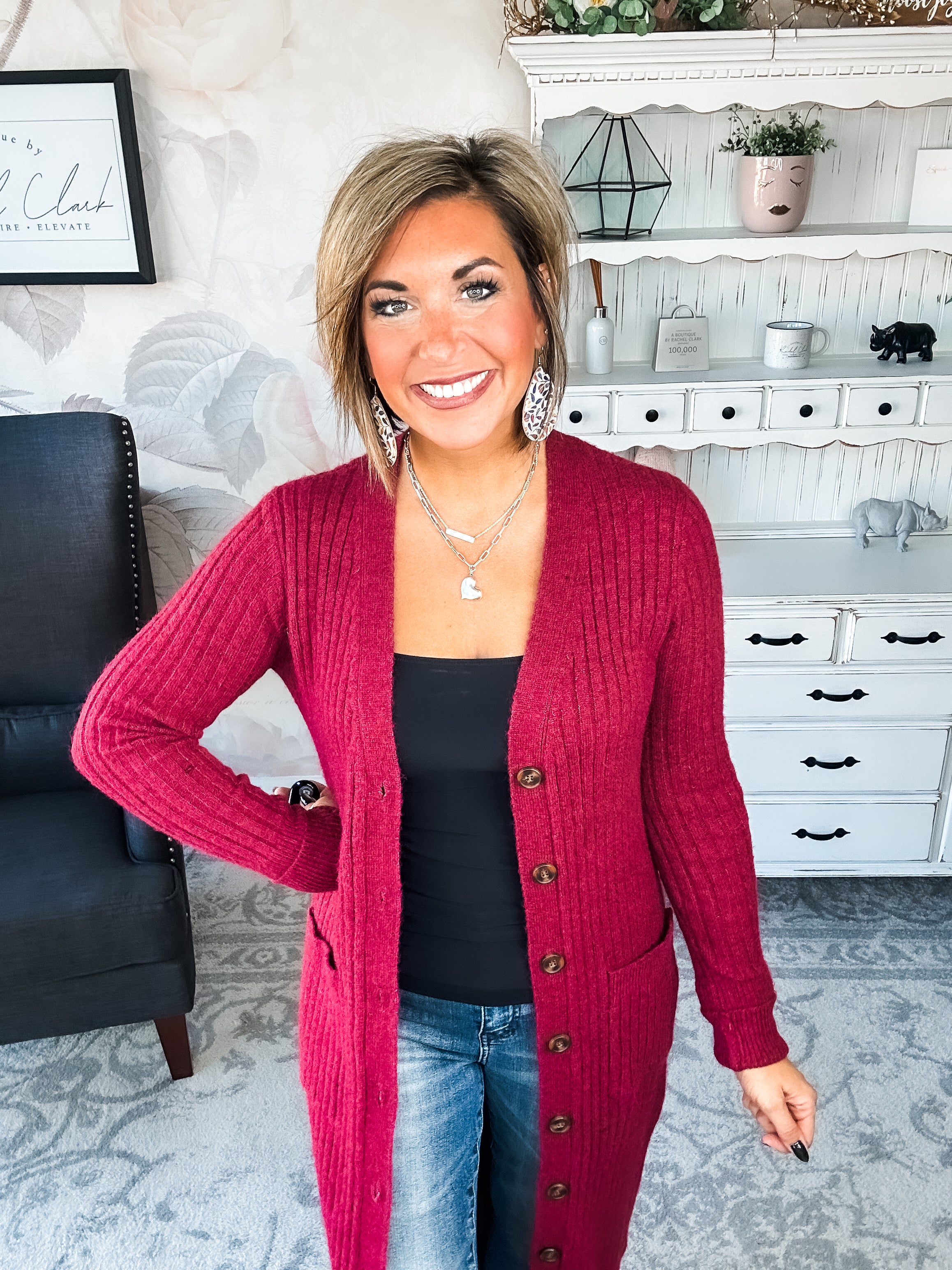 Burning Fire Cardigan