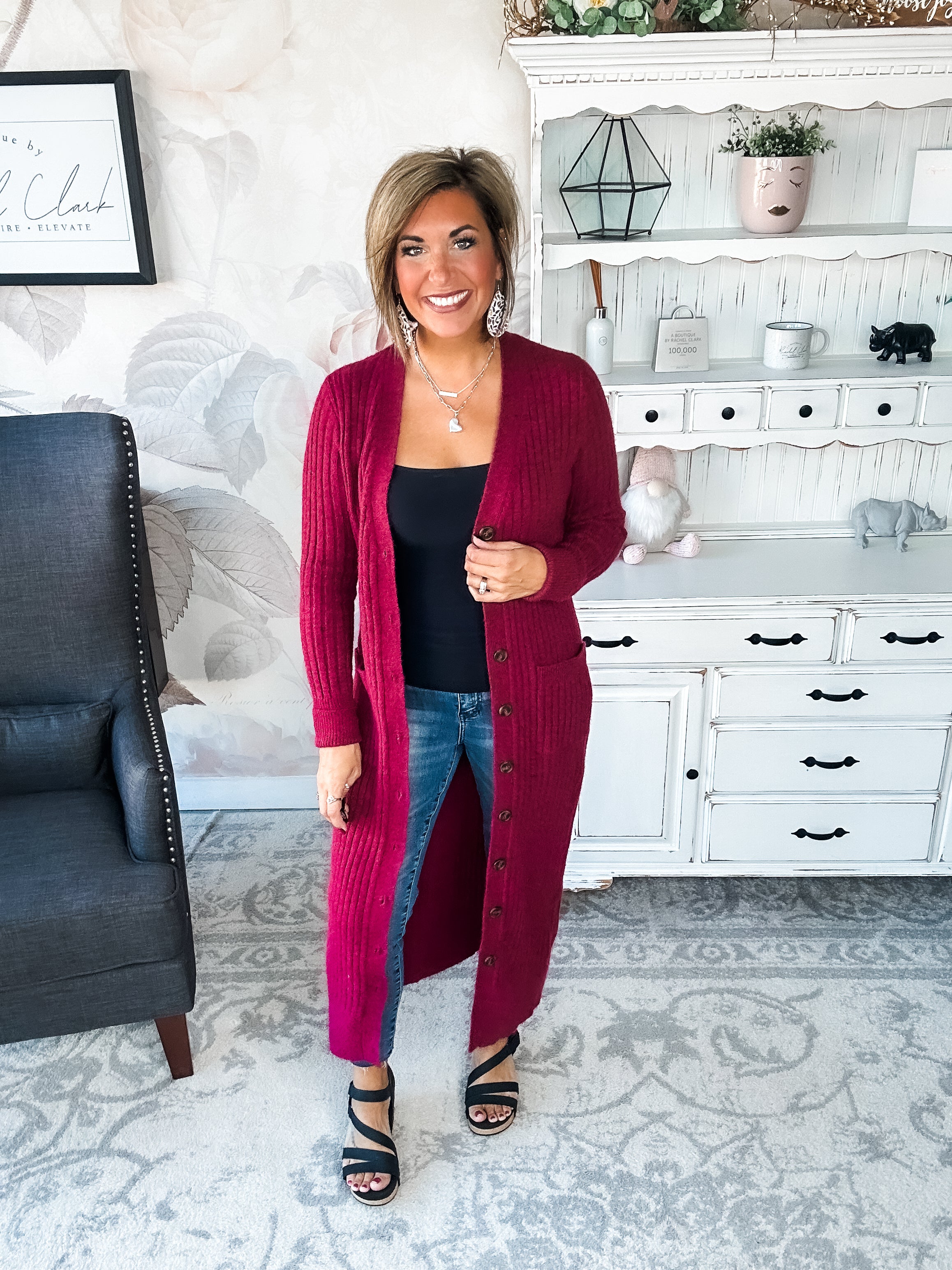 Burning Fire Cardigan