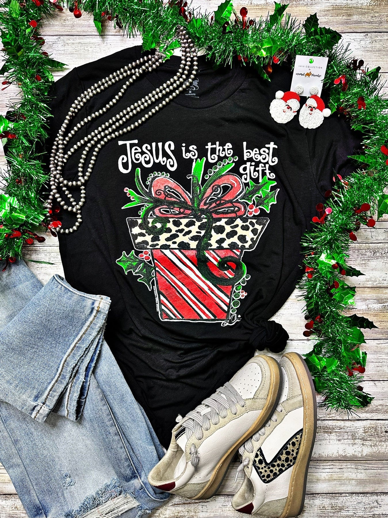 Jesus is the Best Gift Long Sleeve Graphic Tee