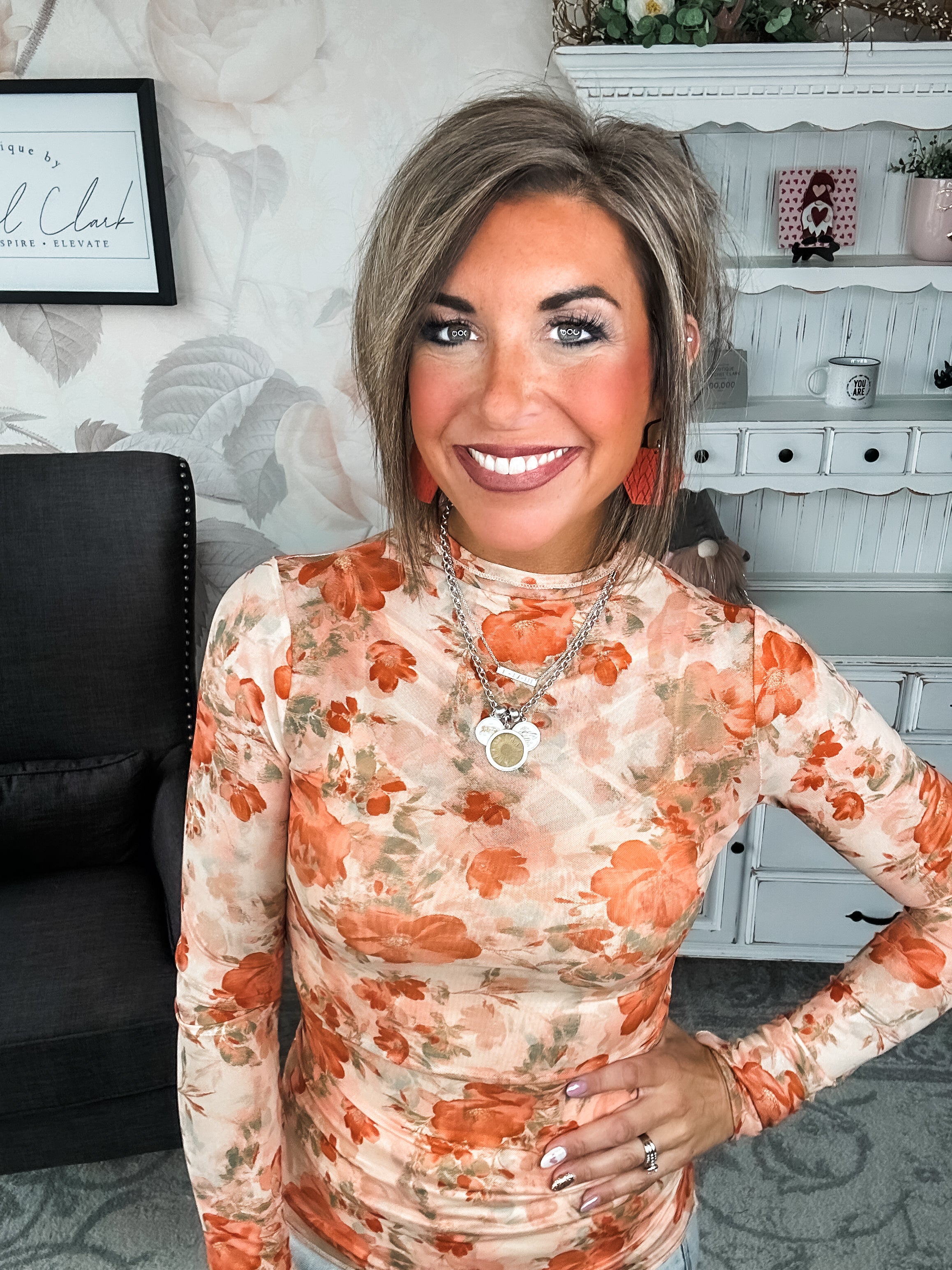 Beautiful Love Mesh Top