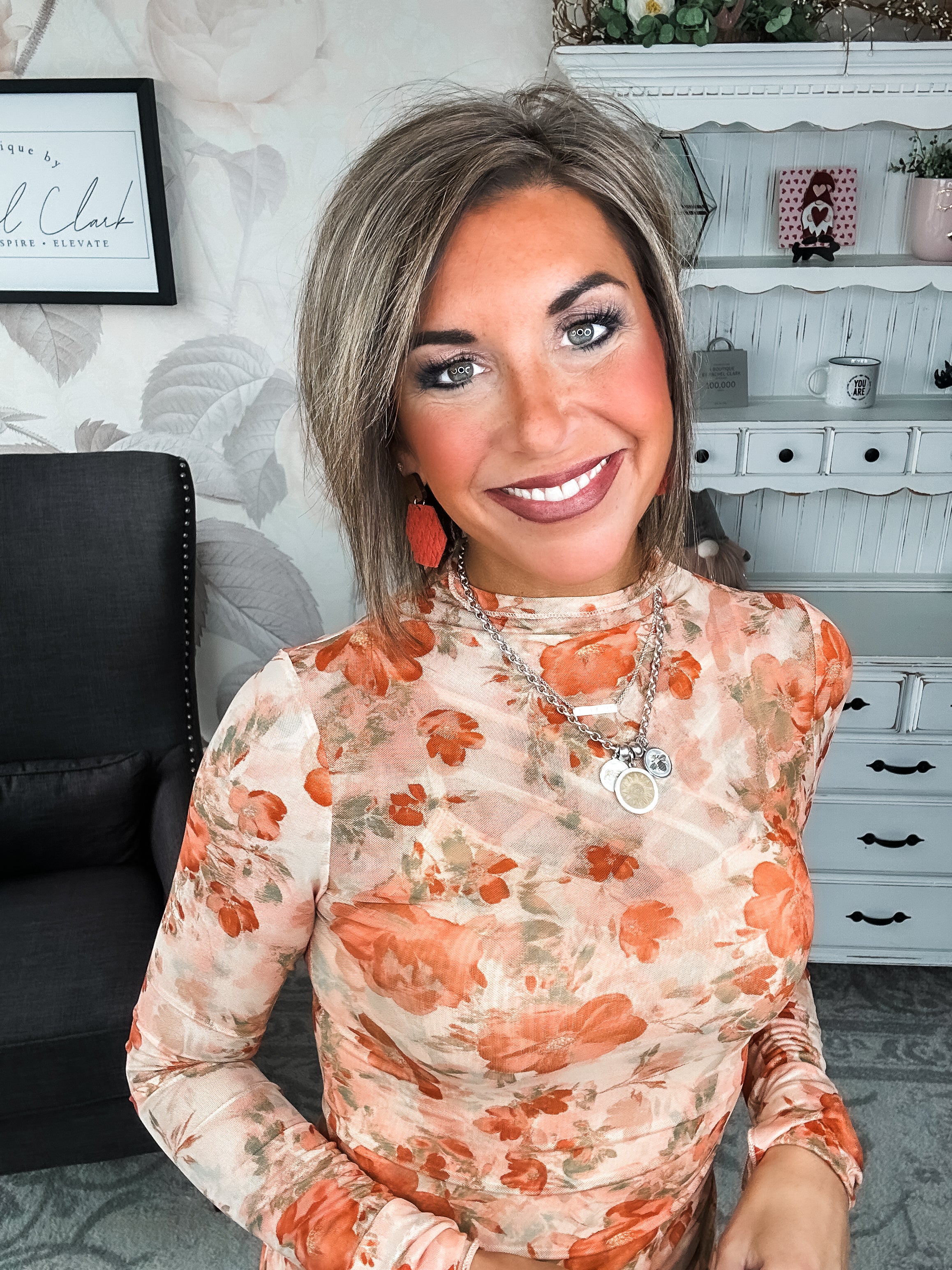 Beautiful Love Mesh Top