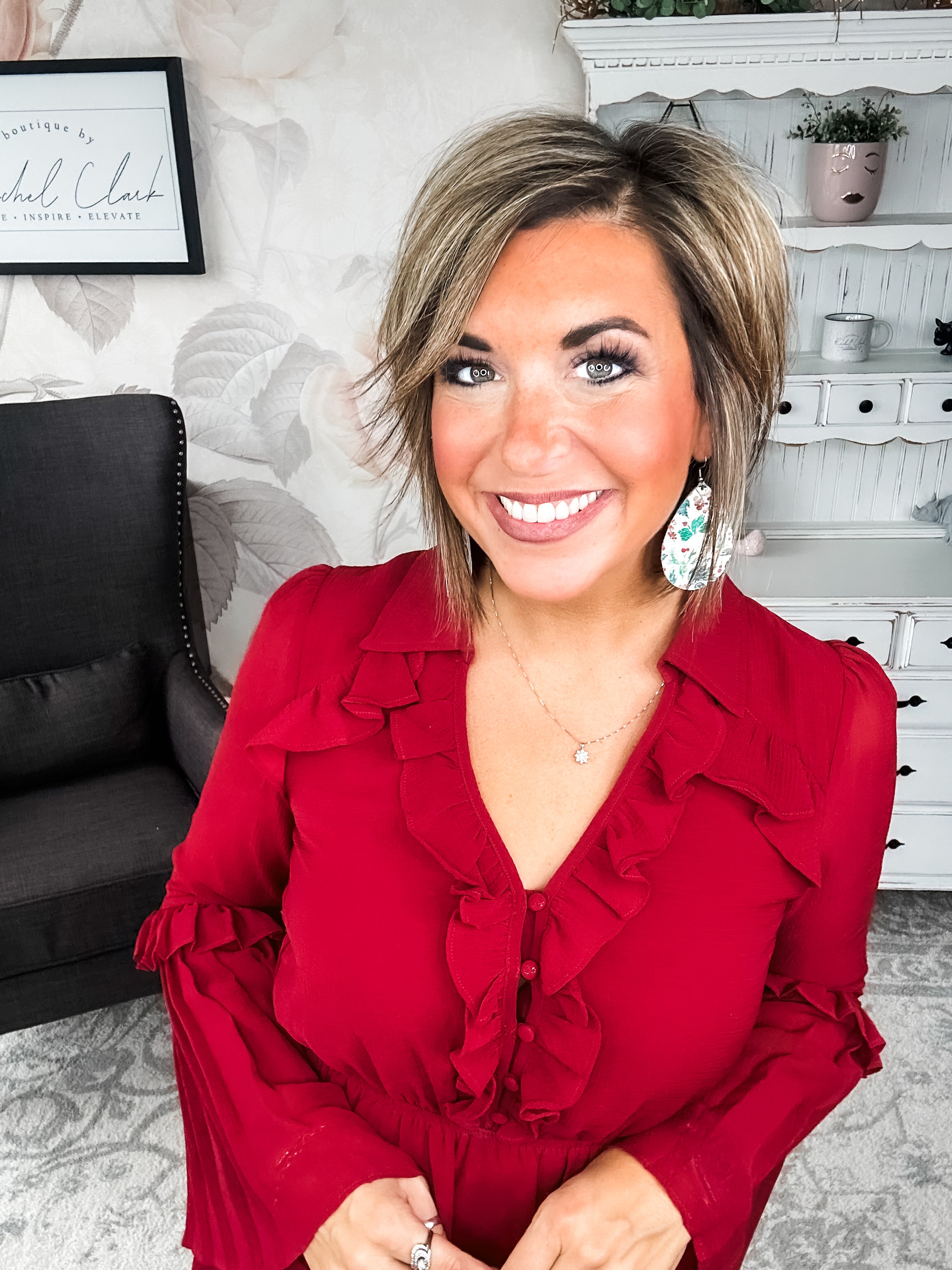 Light the Fire Pleated Dress