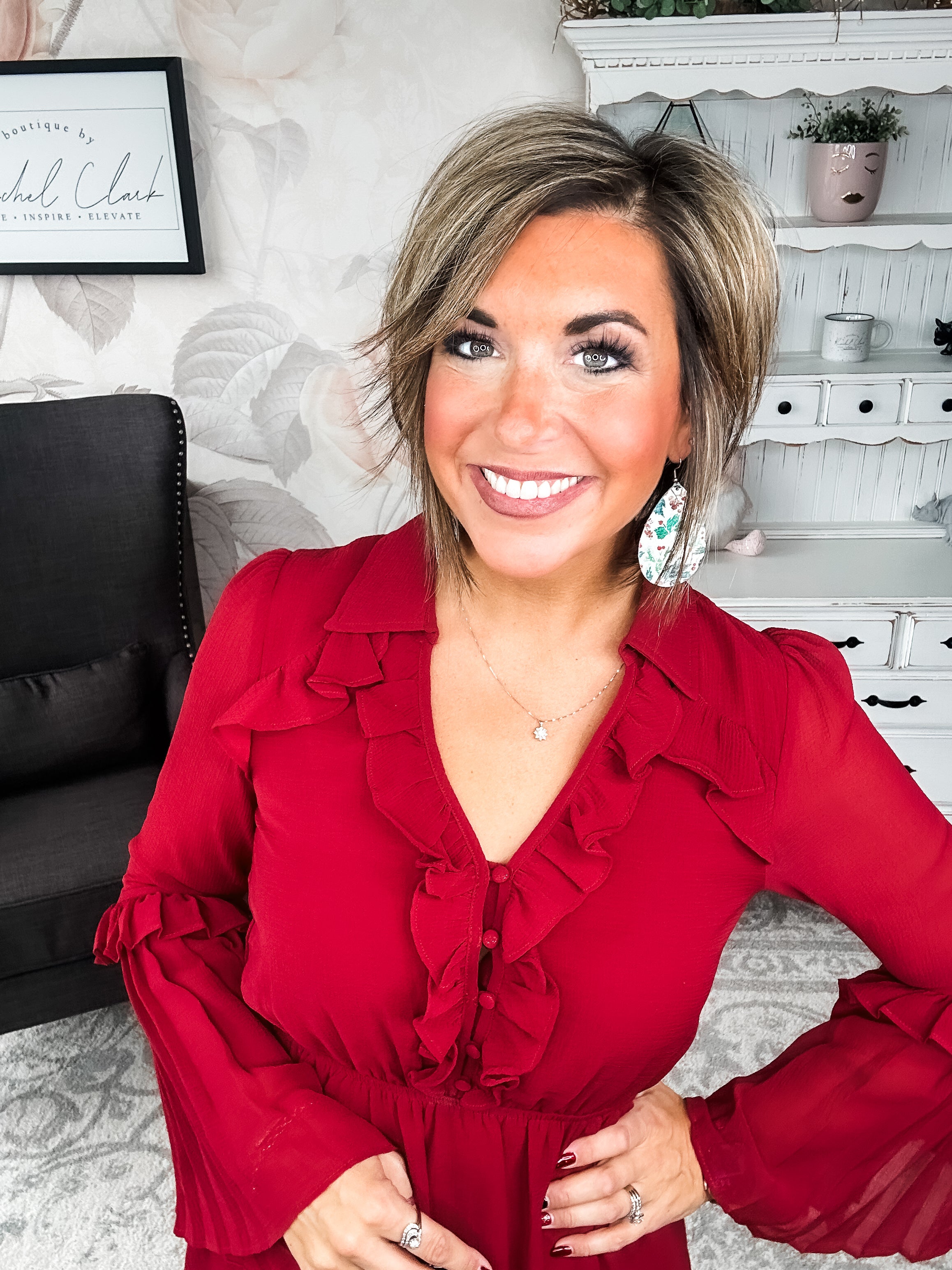 Light the Fire Pleated Dress