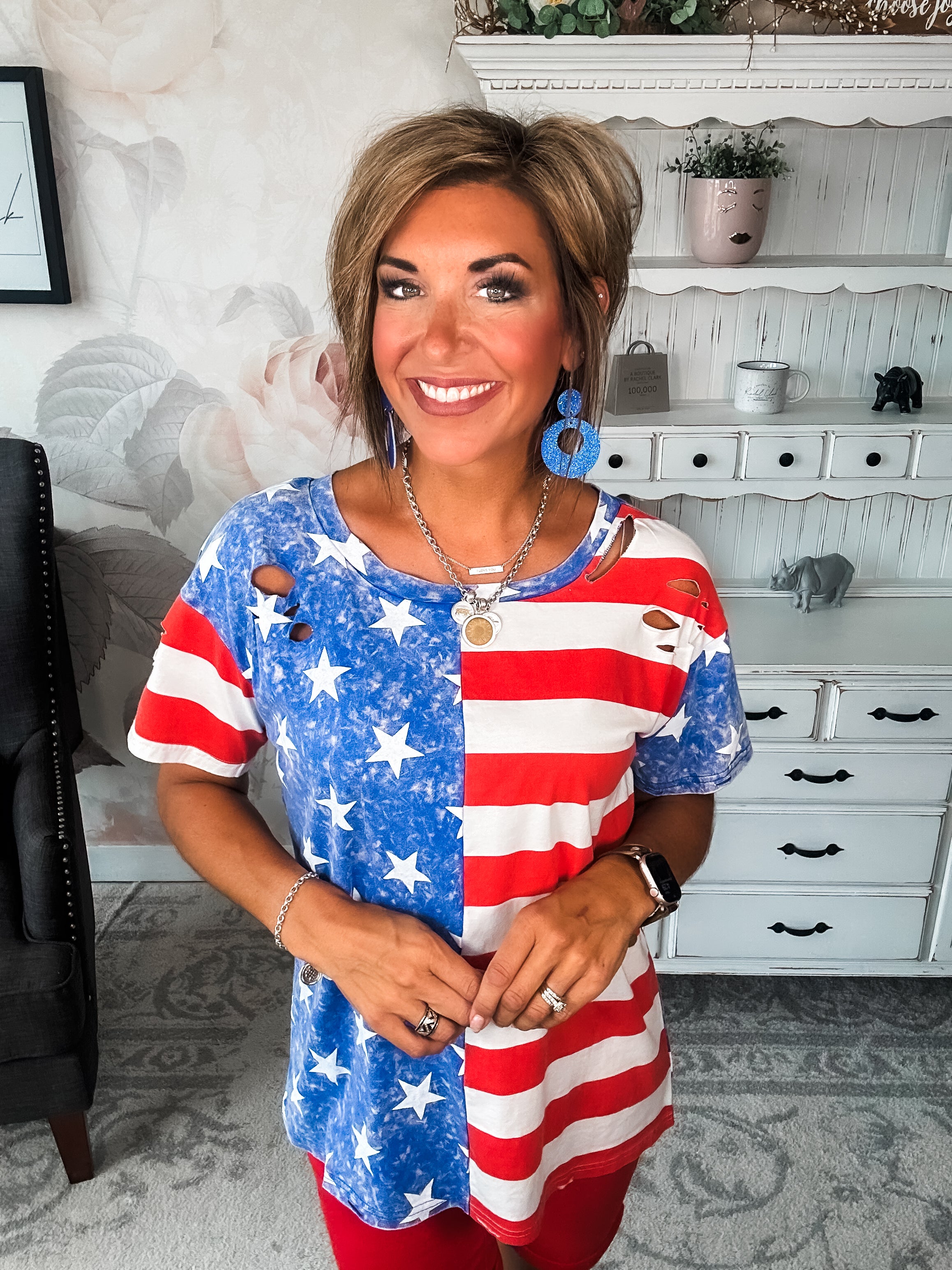 Ol' Glory Mineral Wash Tee