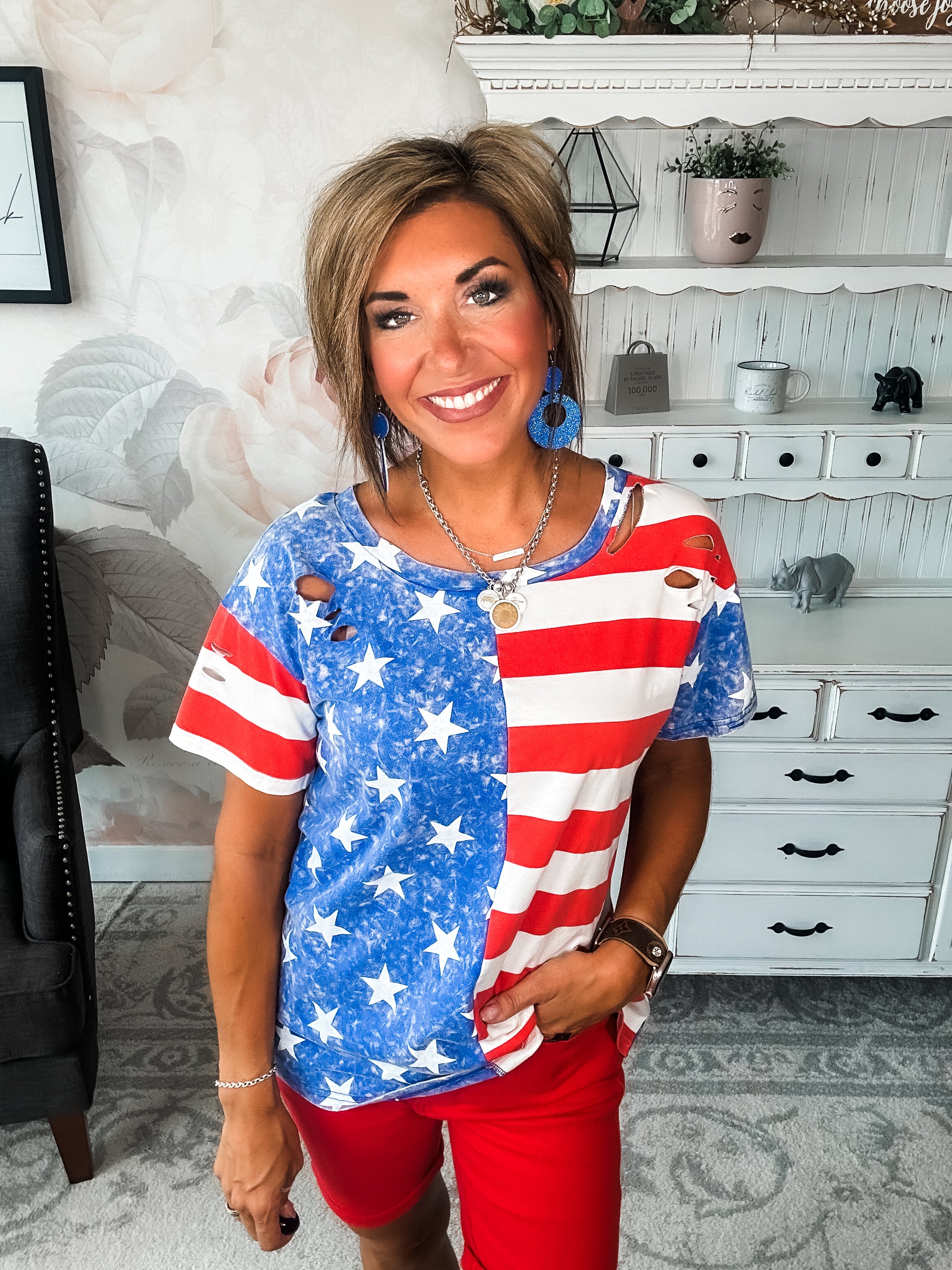 Ol' Glory Mineral Wash Tee