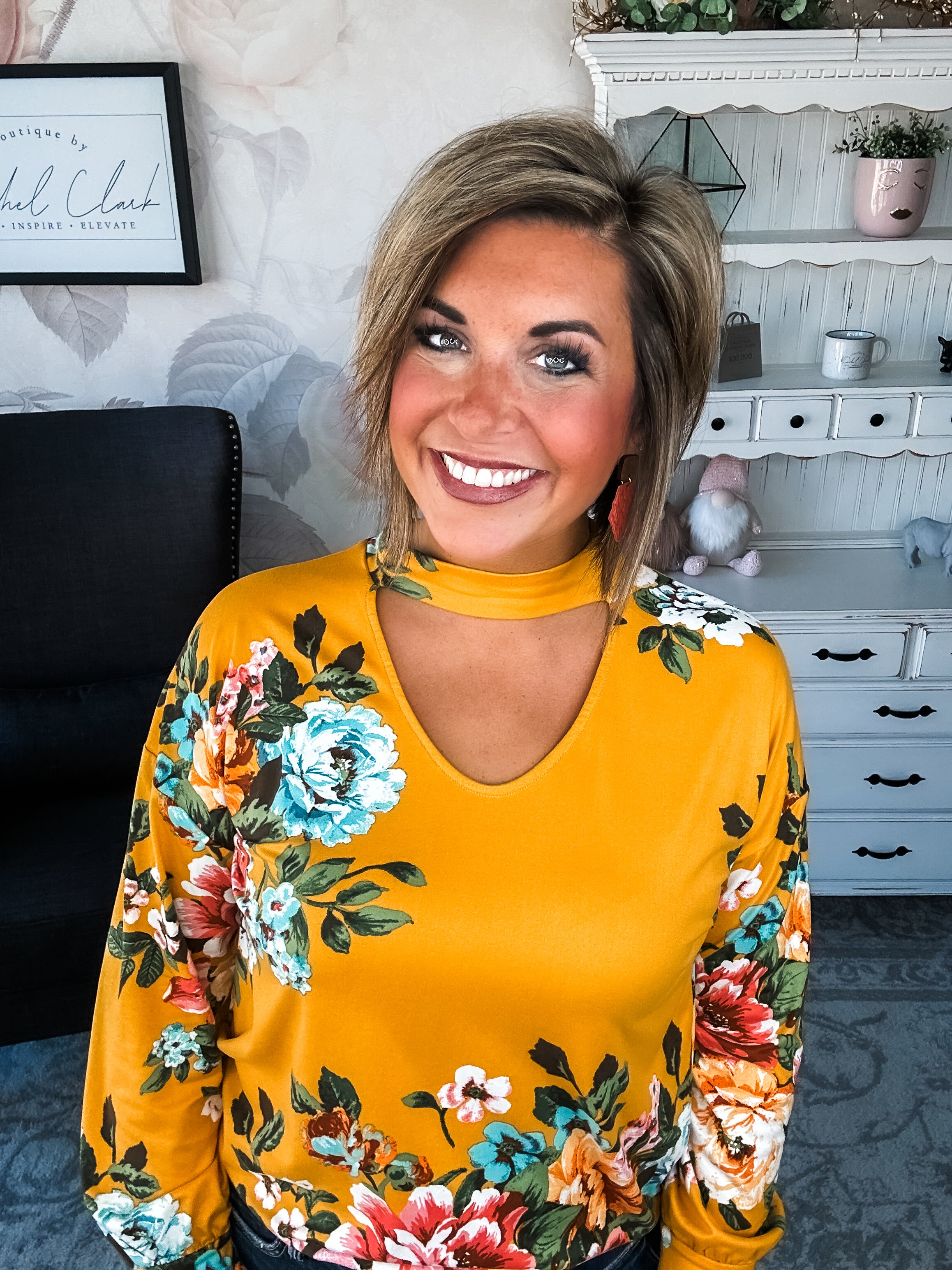 You're Still Number One Floral Top