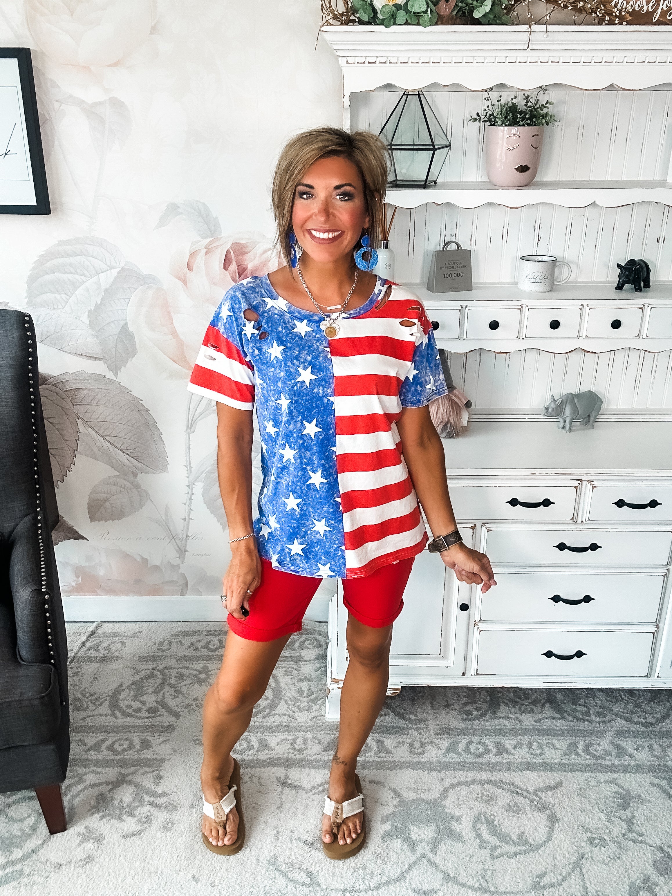 Ol' Glory Mineral Wash Tee