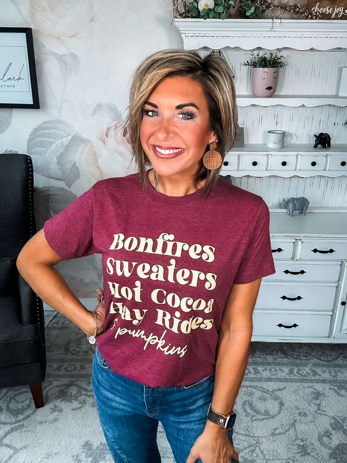 Bonfires & Fall Graphic Tee