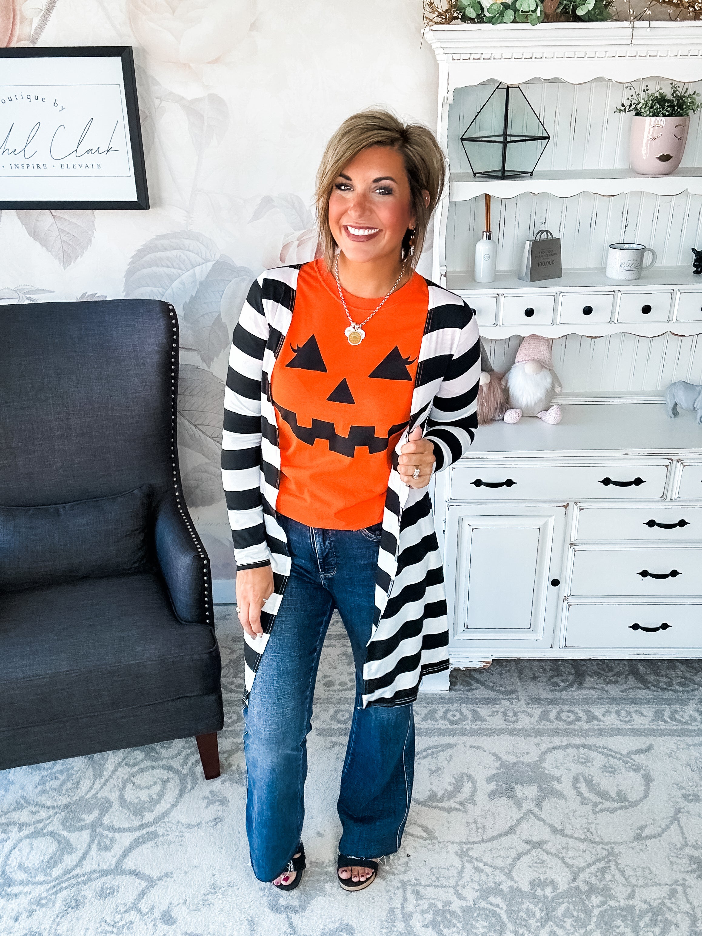 Pumpkin Face Graphic Tee