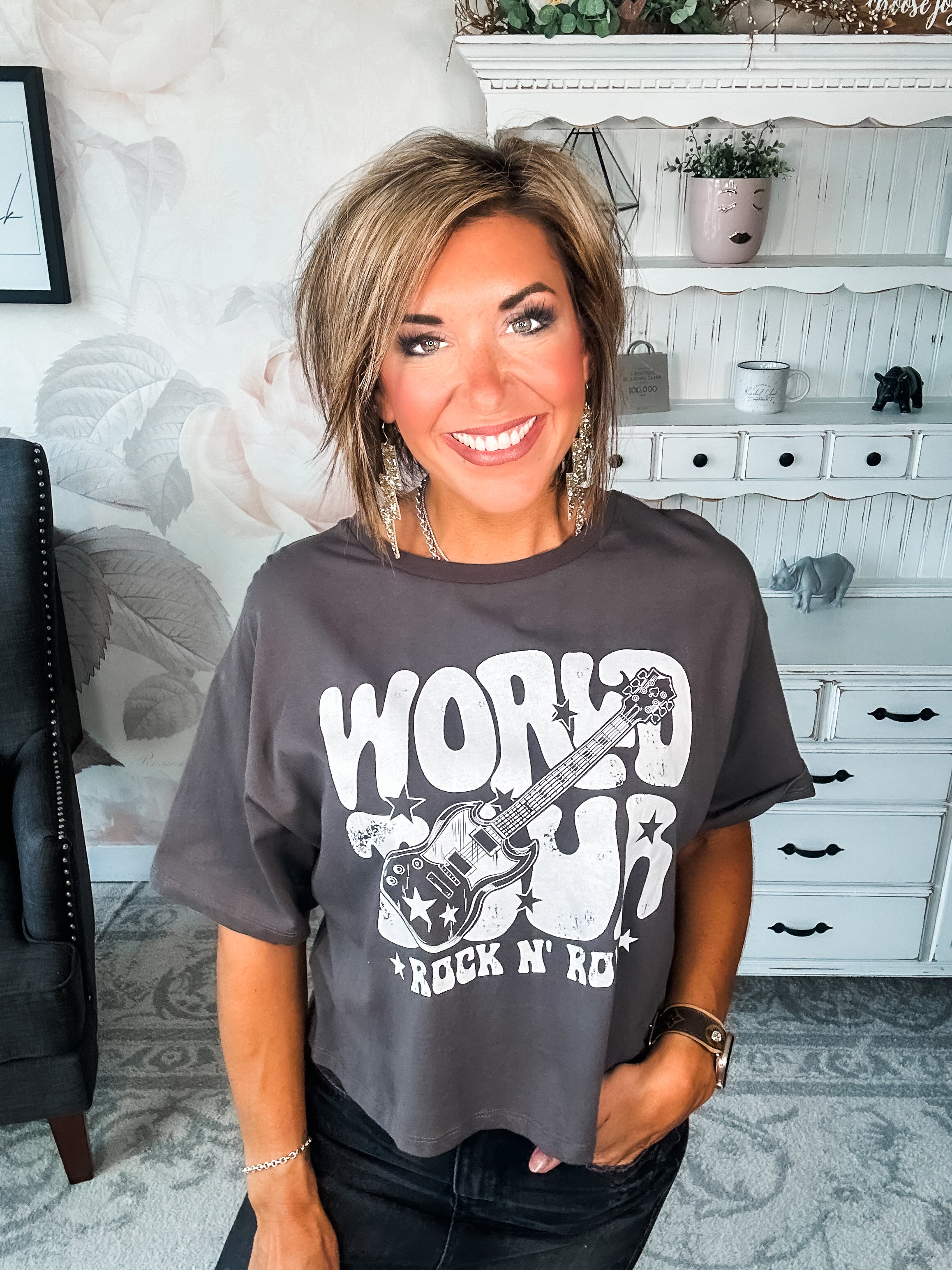 World Tour Cropped Tee