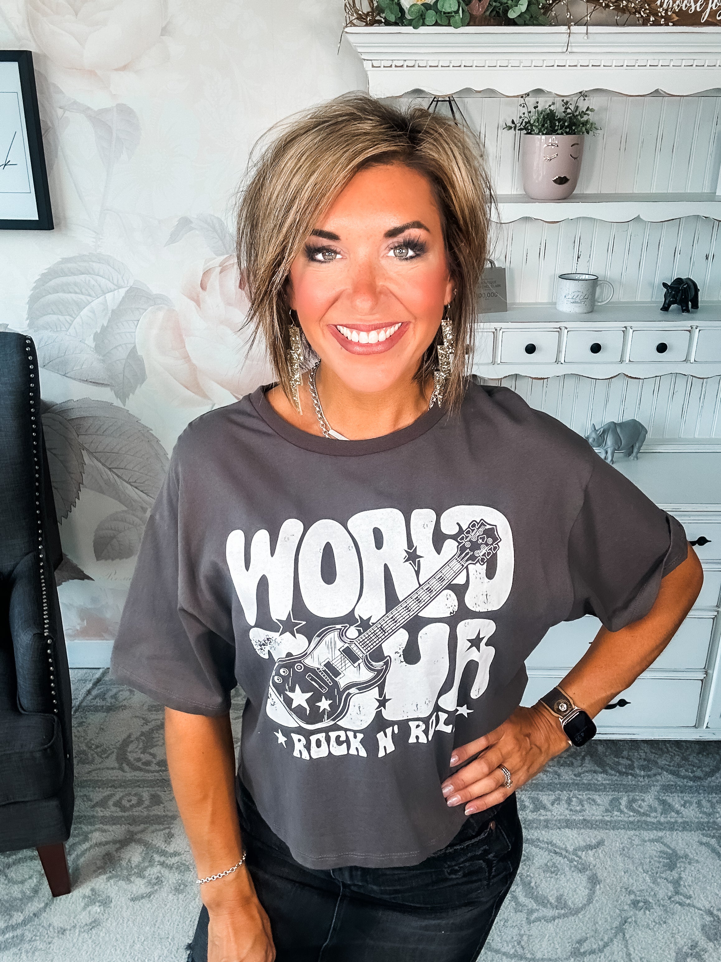 World Tour Cropped Tee