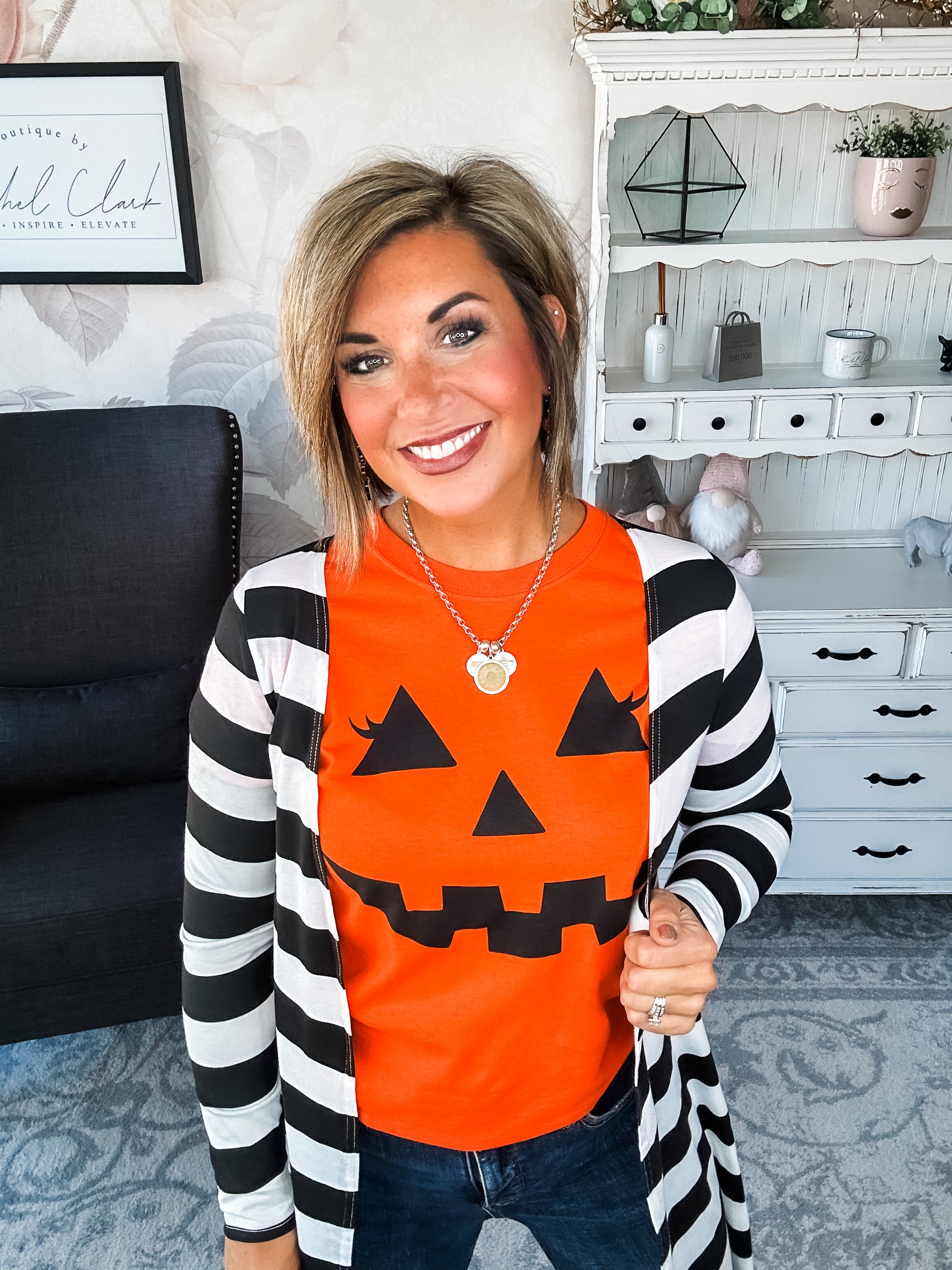 Pumpkin Face Graphic Tee
