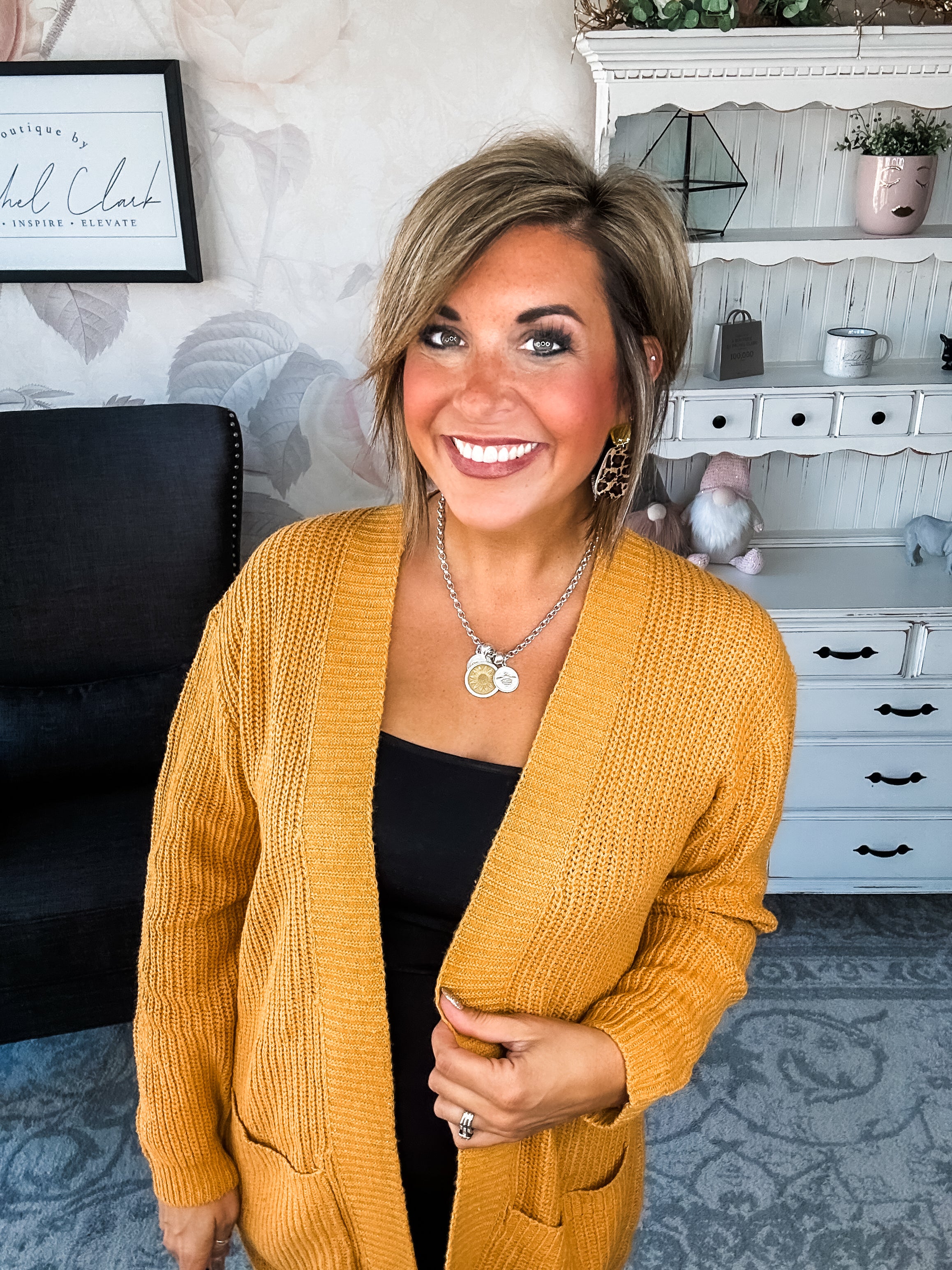 Can't Beat It Cardigan - Marigold