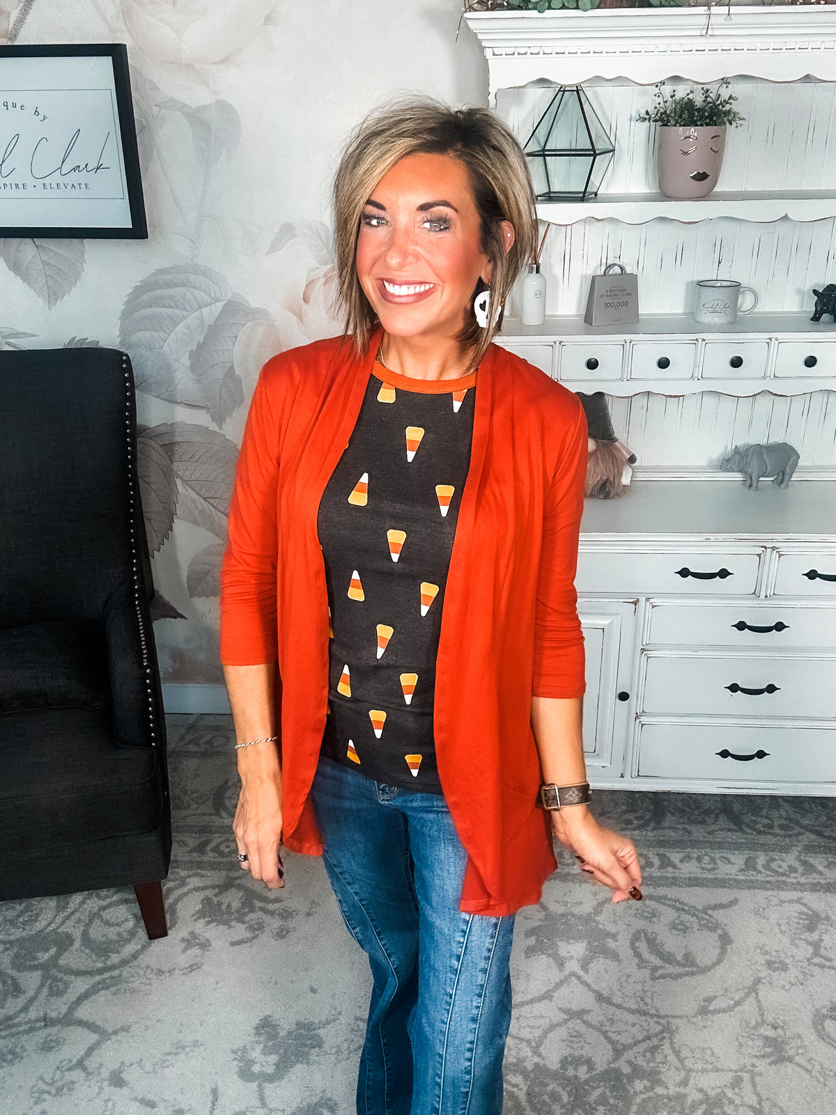 Ampersand Avenue Tee - Candy Corn Cutie