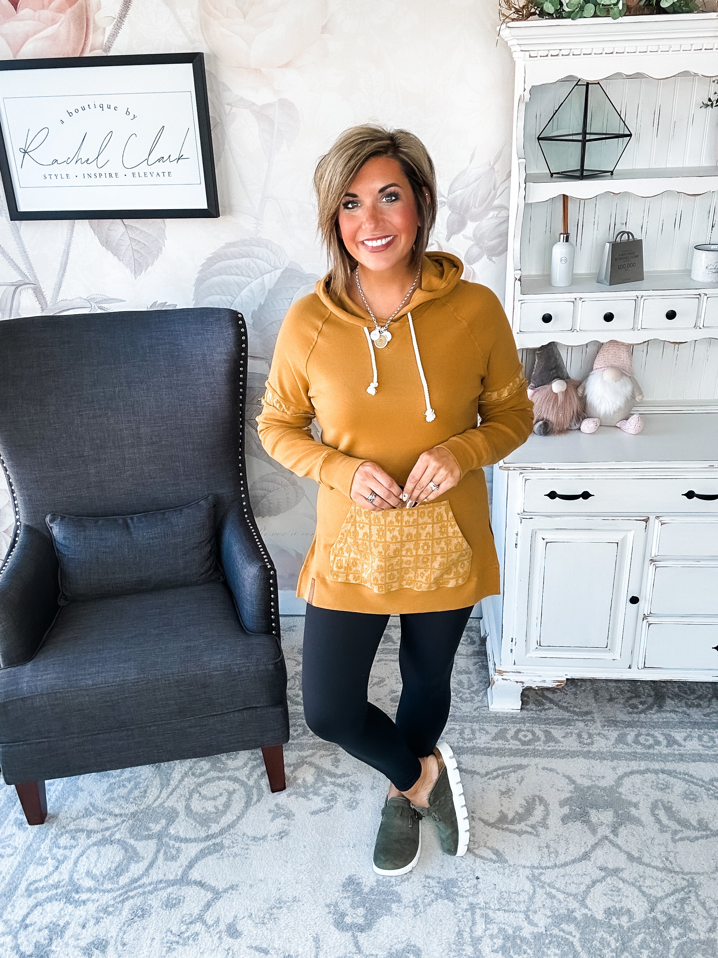 Ampersand Avenue SideSlit Hoodie - Made For You