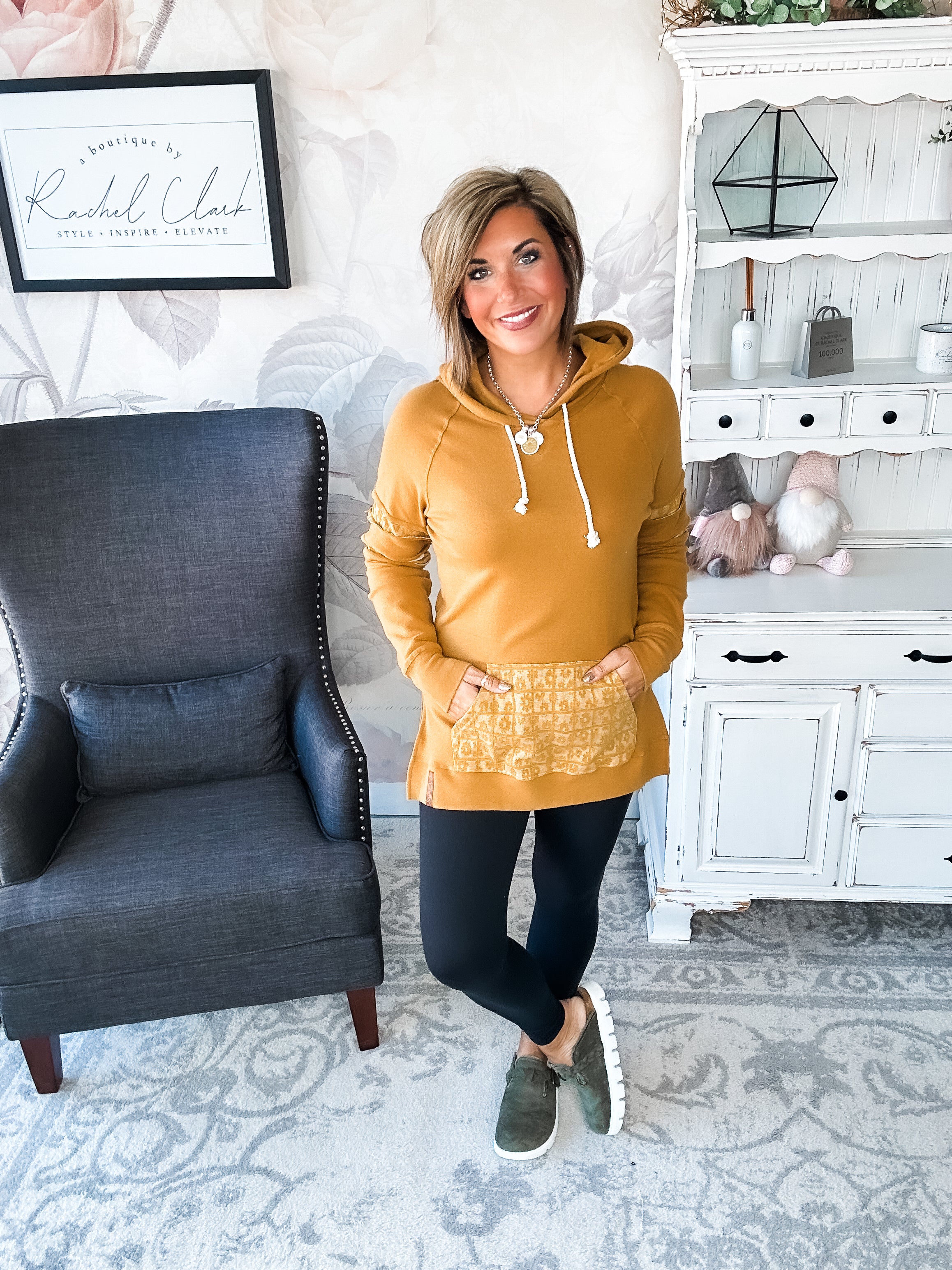 Ampersand Avenue SideSlit Hoodie - Made For You