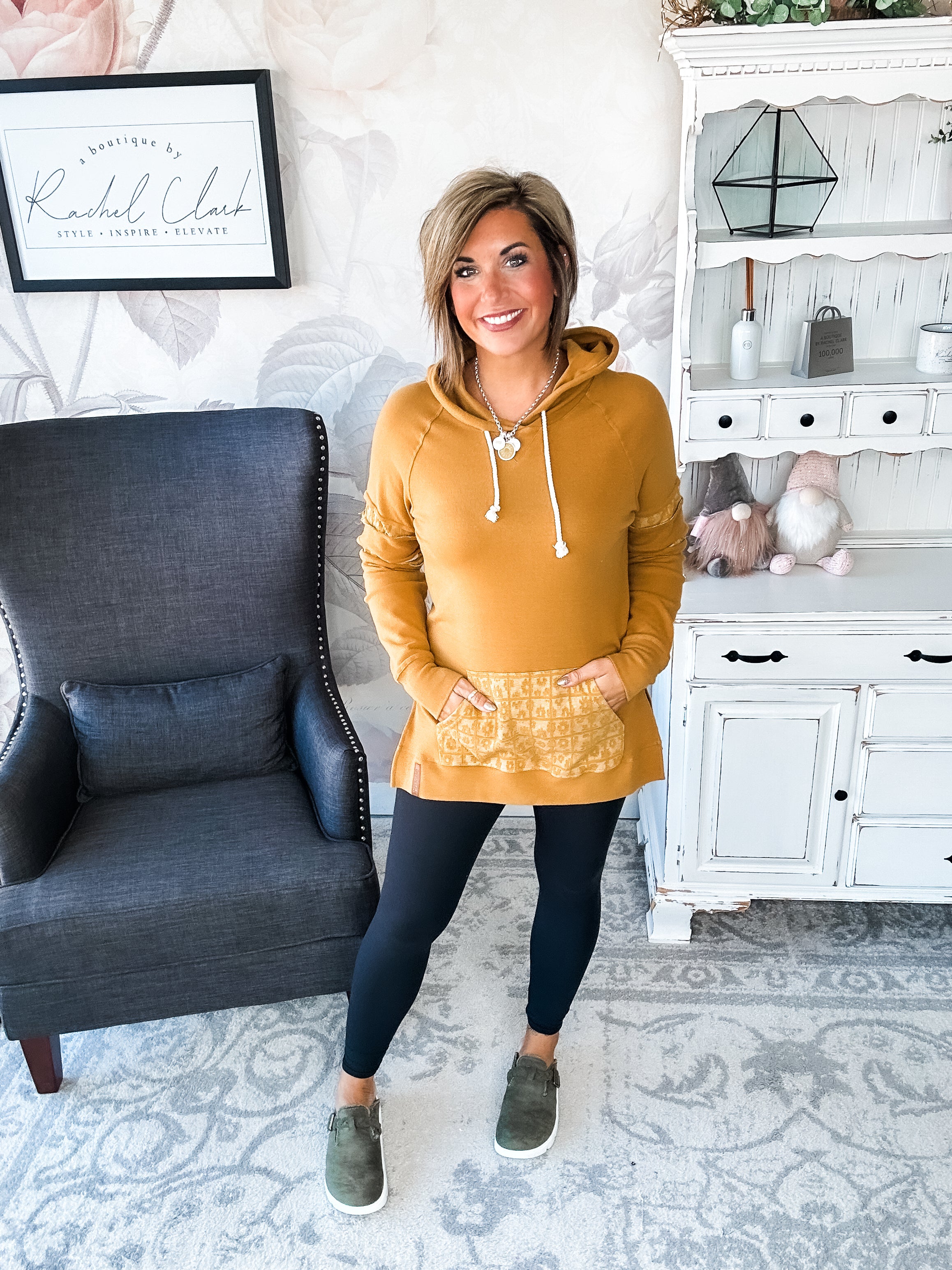 Ampersand Avenue SideSlit Hoodie - Made For You