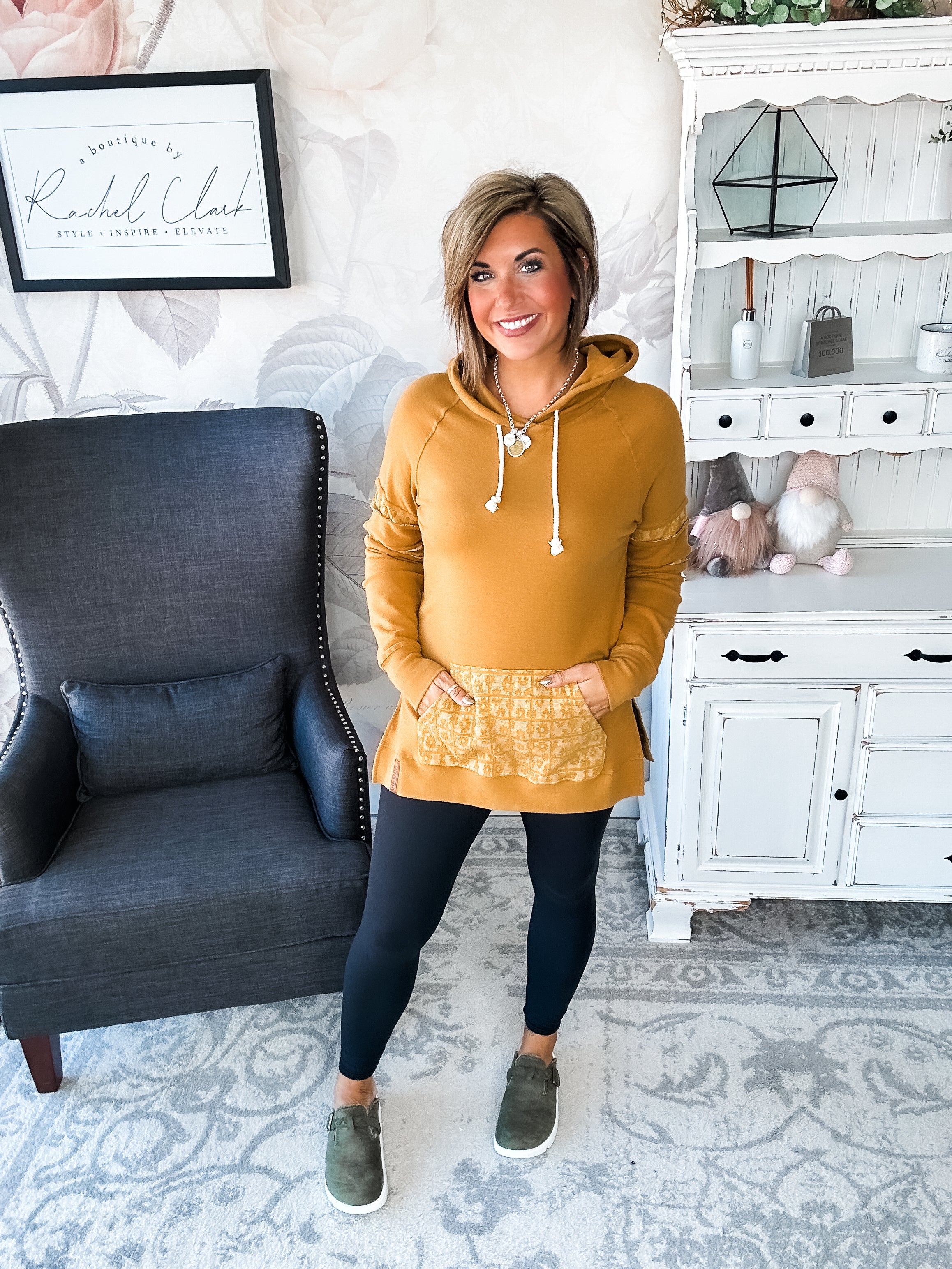 Ampersand Avenue SideSlit Hoodie - Made For You