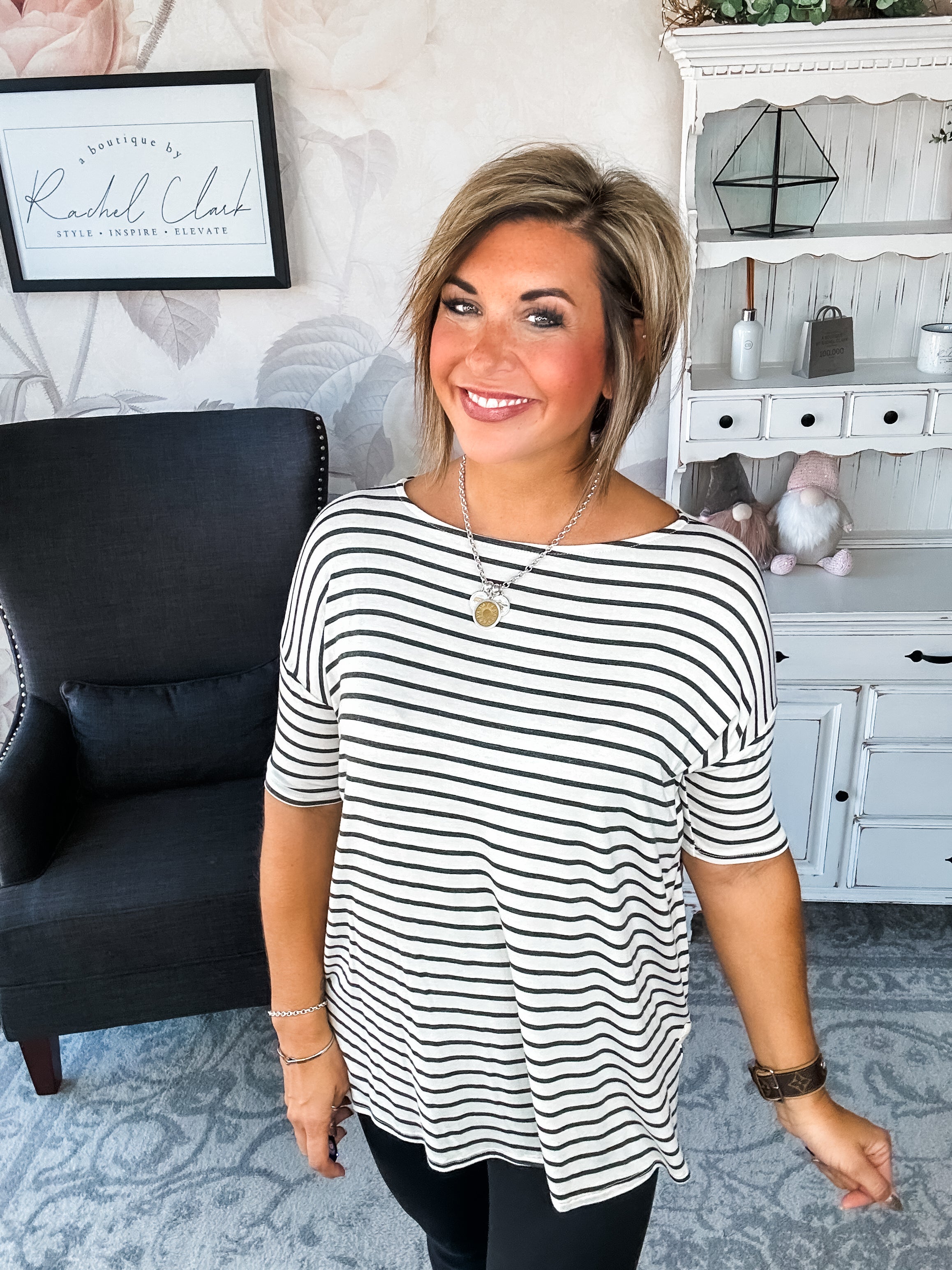 Call Me Back Tunic Top