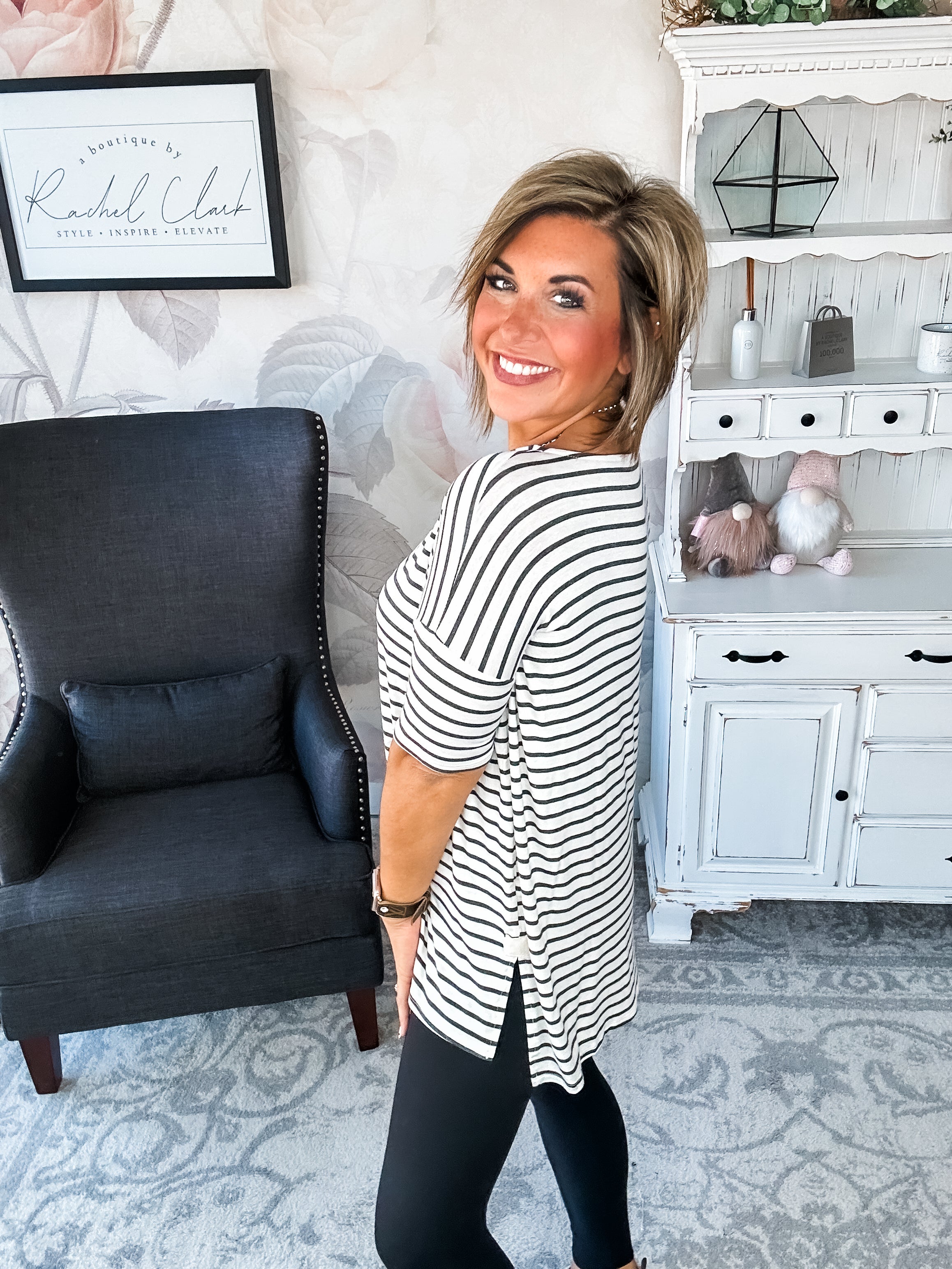 Call Me Back Tunic Top