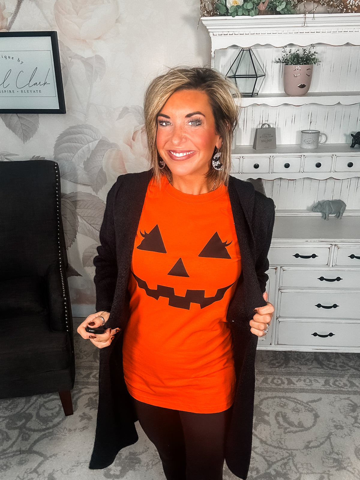 Pumpkin Face Graphic Tee