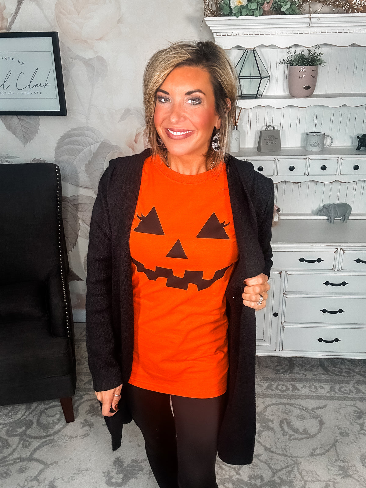 Pumpkin Face Graphic Tee