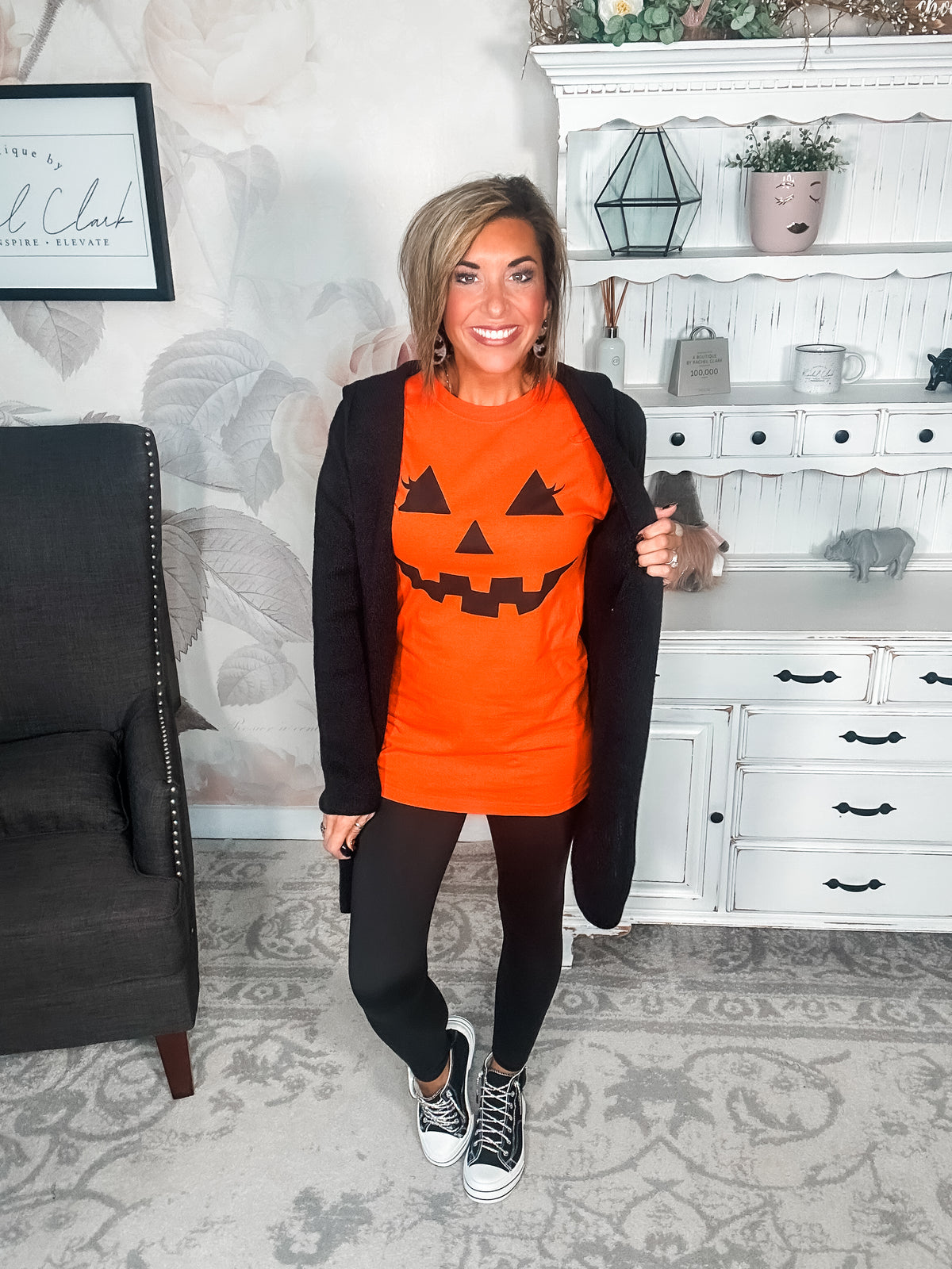 Pumpkin Face Graphic Tee