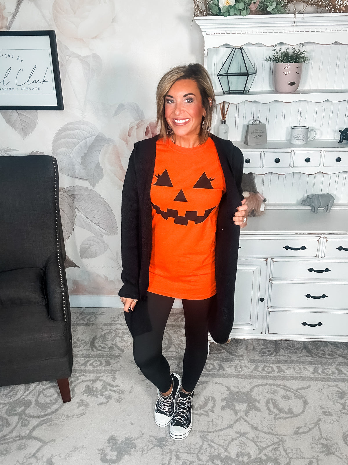 Pumpkin Face Graphic Tee