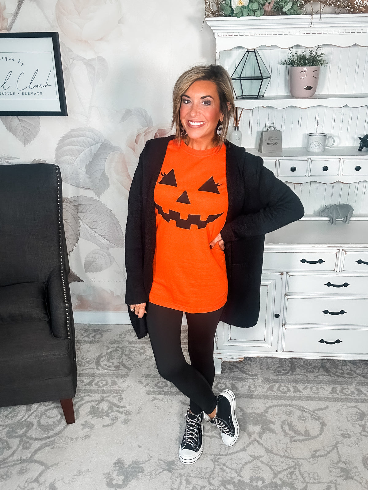 Pumpkin Face Graphic Tee