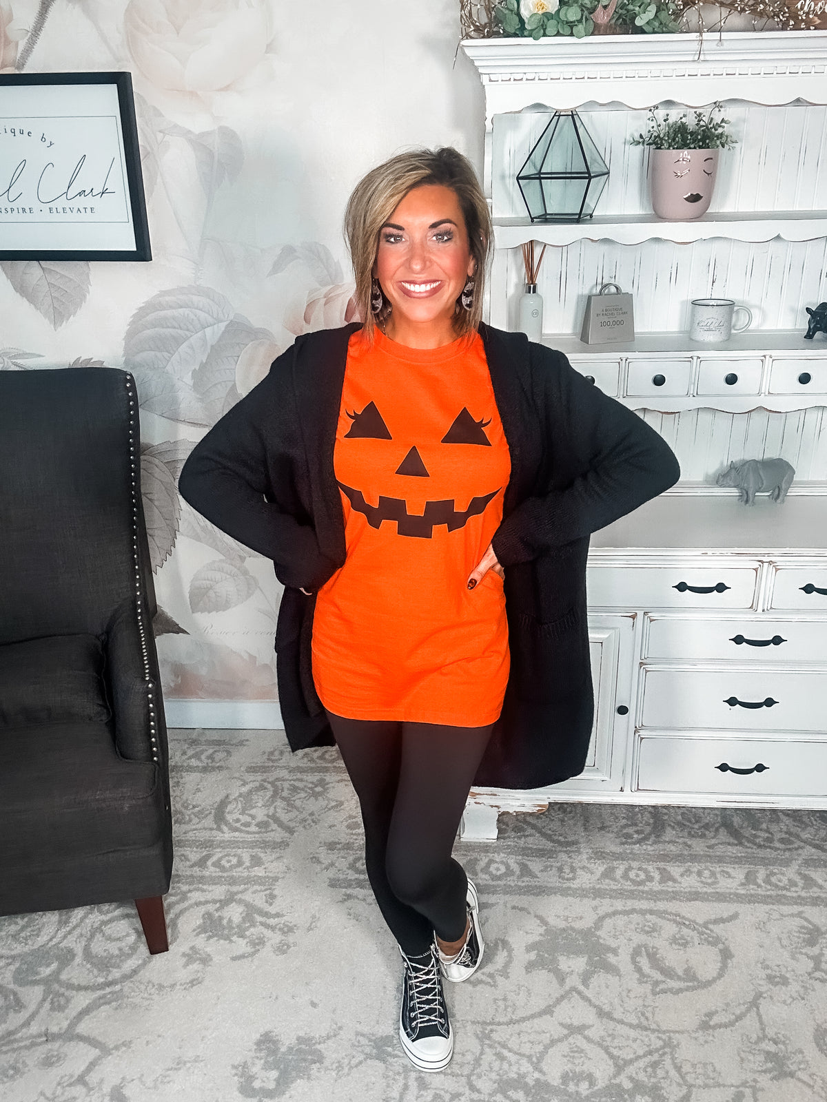Pumpkin Face Graphic Tee
